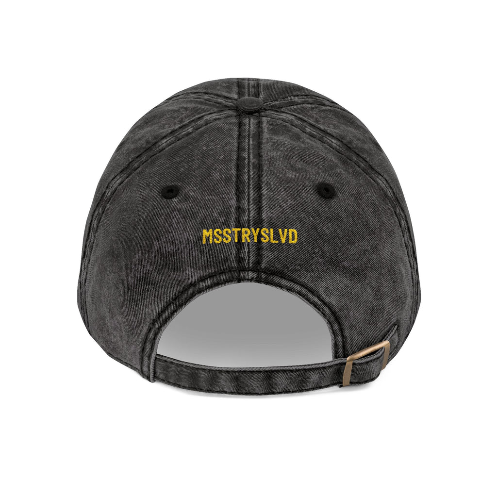 Vintage Cap with Gold Beetle Embroidery – Retro Bug Design, Cool Streetwear Golden Insect Aesthetic Cap