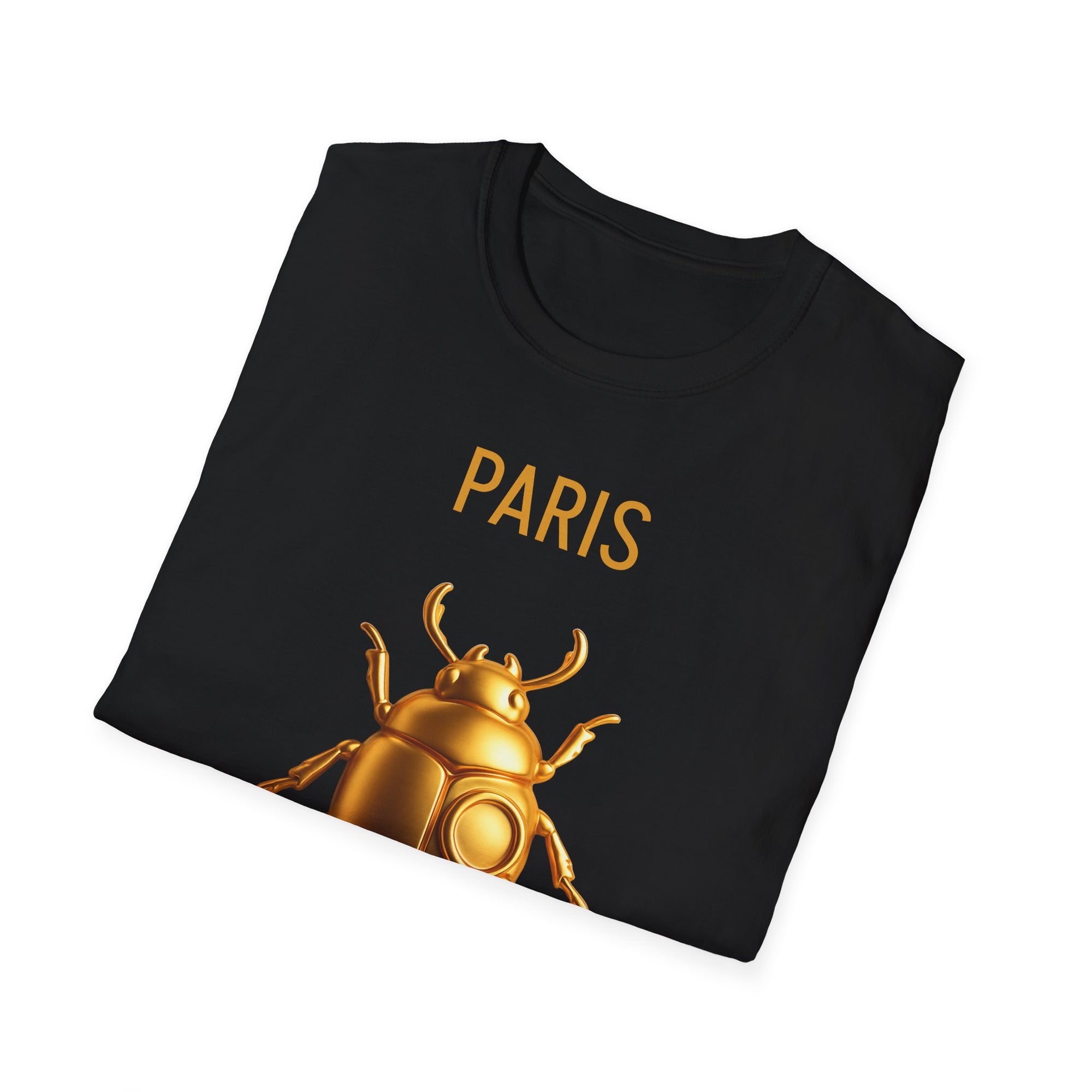 Paris - Golden Beetle Unisex Softstyle T-Shirt