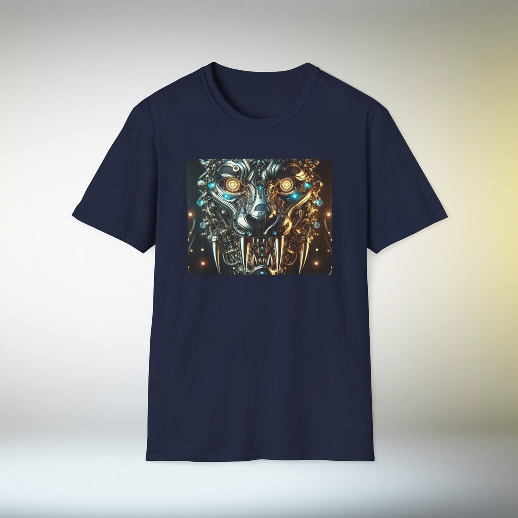 Cyber Wolf T-Shirt | Futuristic Steampunk Wolf Graphic Tee Sci-Fi Streetwear
