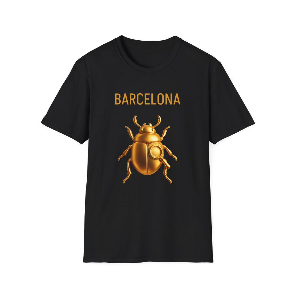 Barcelona - Golden Beetle Unisex Softstyle T-Shirt