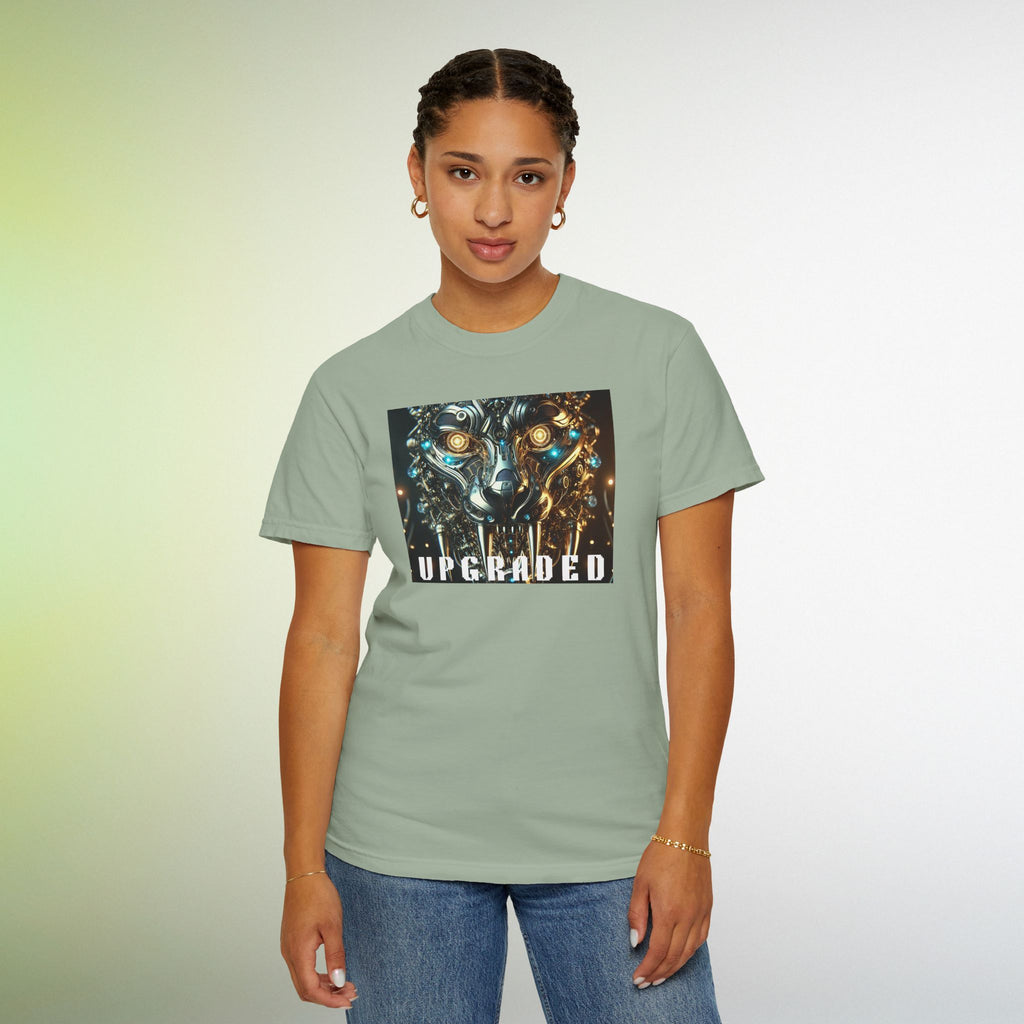 UPGRADED Cyber Panther T-Shirt | Futuristic Mechanical Animal Graphic Tee, Sci-Fi Streetwear Unisex