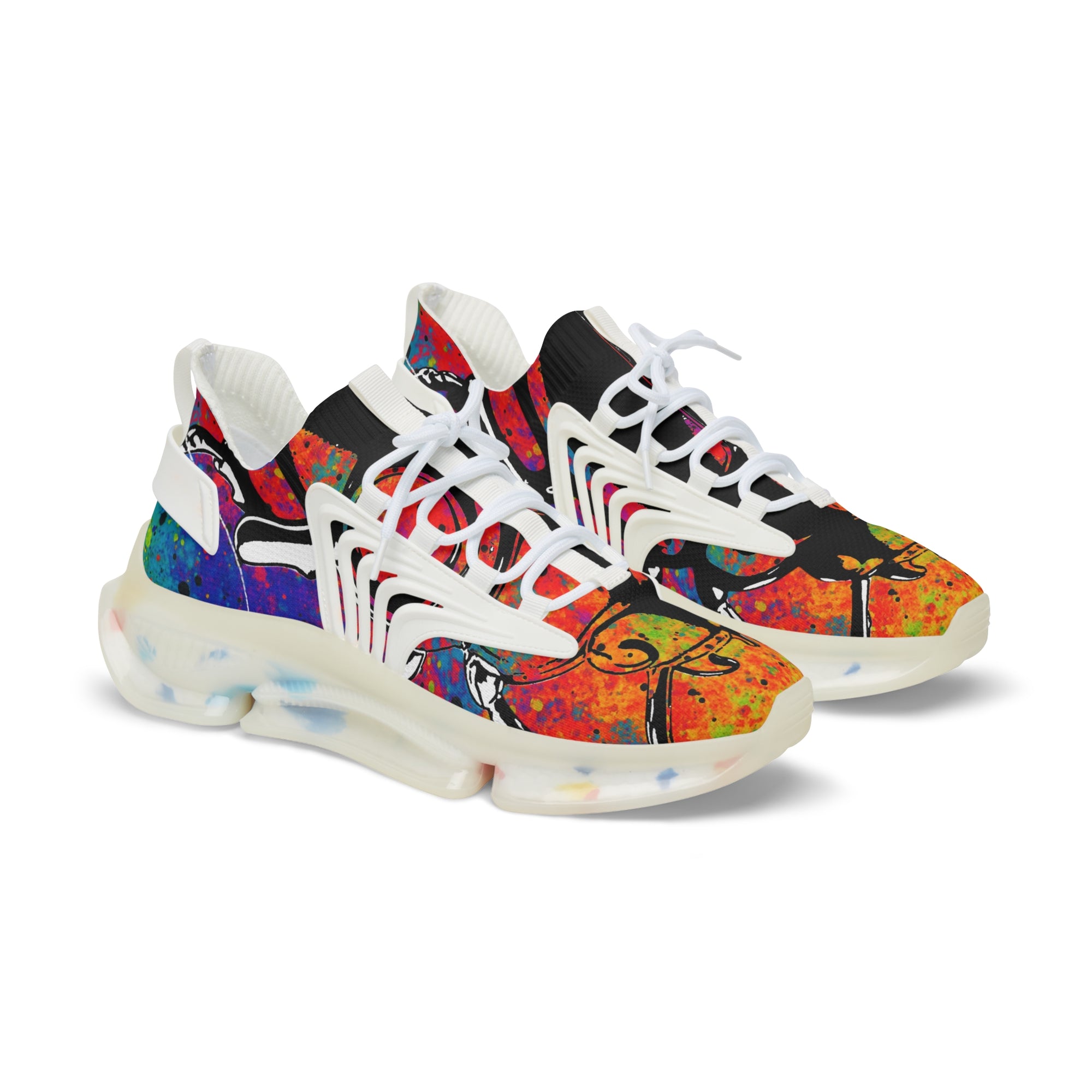 👟 “HYPERDRIP V1” Full-Spectrum Chaos Mesh Sneakers Color Splash Streetwear