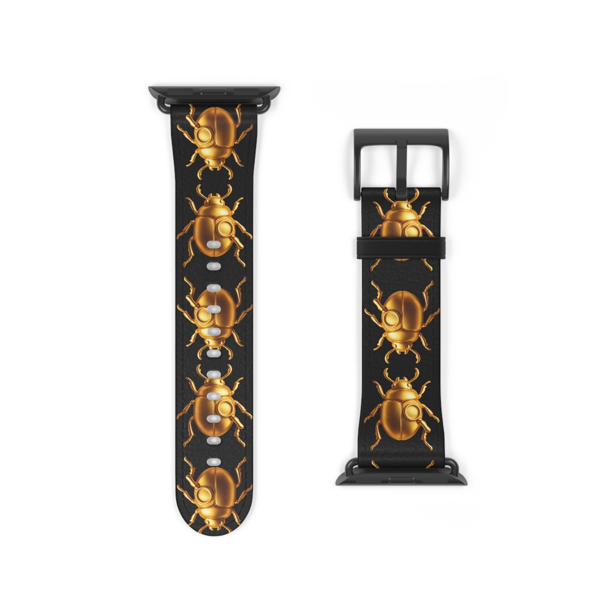 Golden Beetle Parade Apple Watch Band