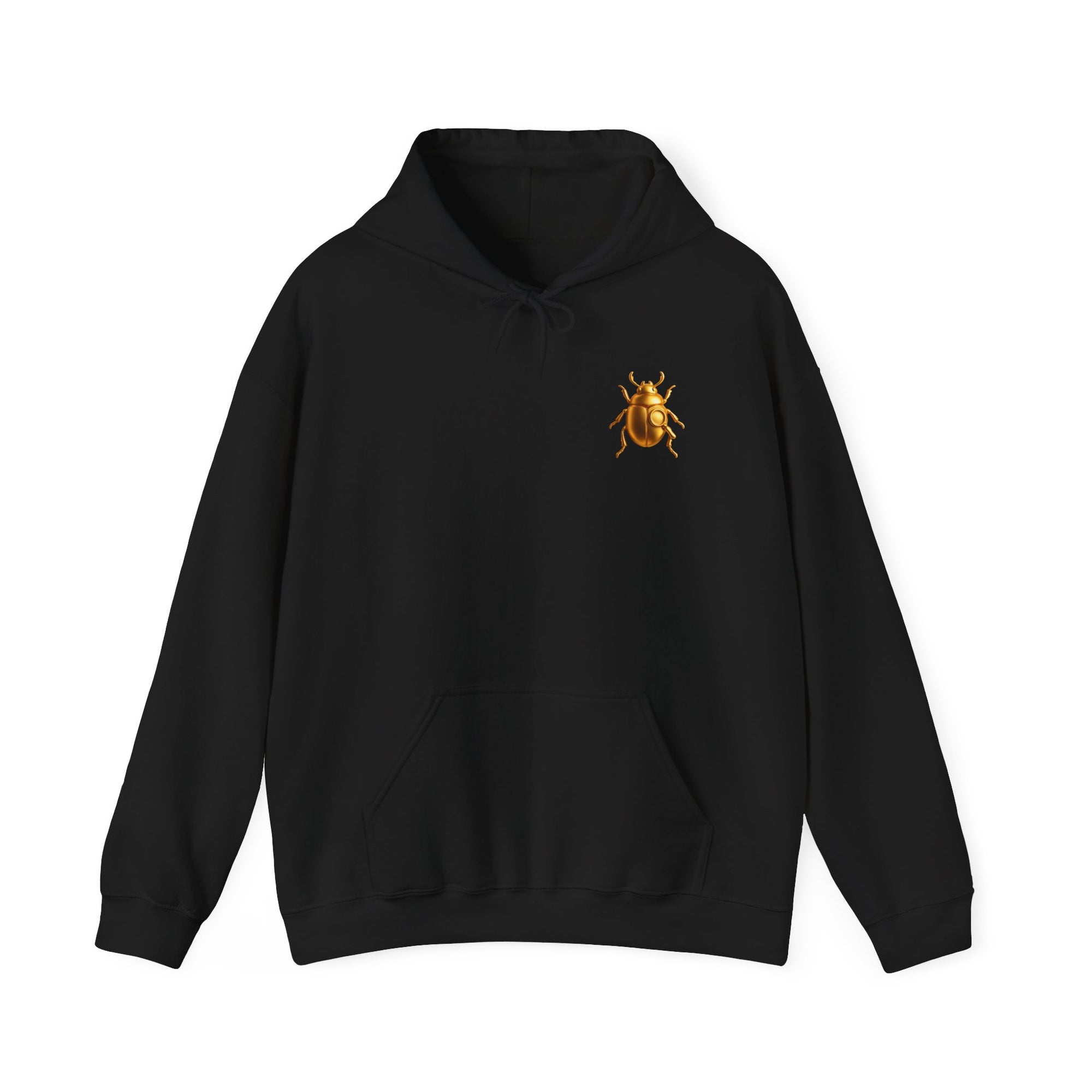 Gold Beetle Statement Hoodie Unisex Heavy Blend Hooded Sweatshirt