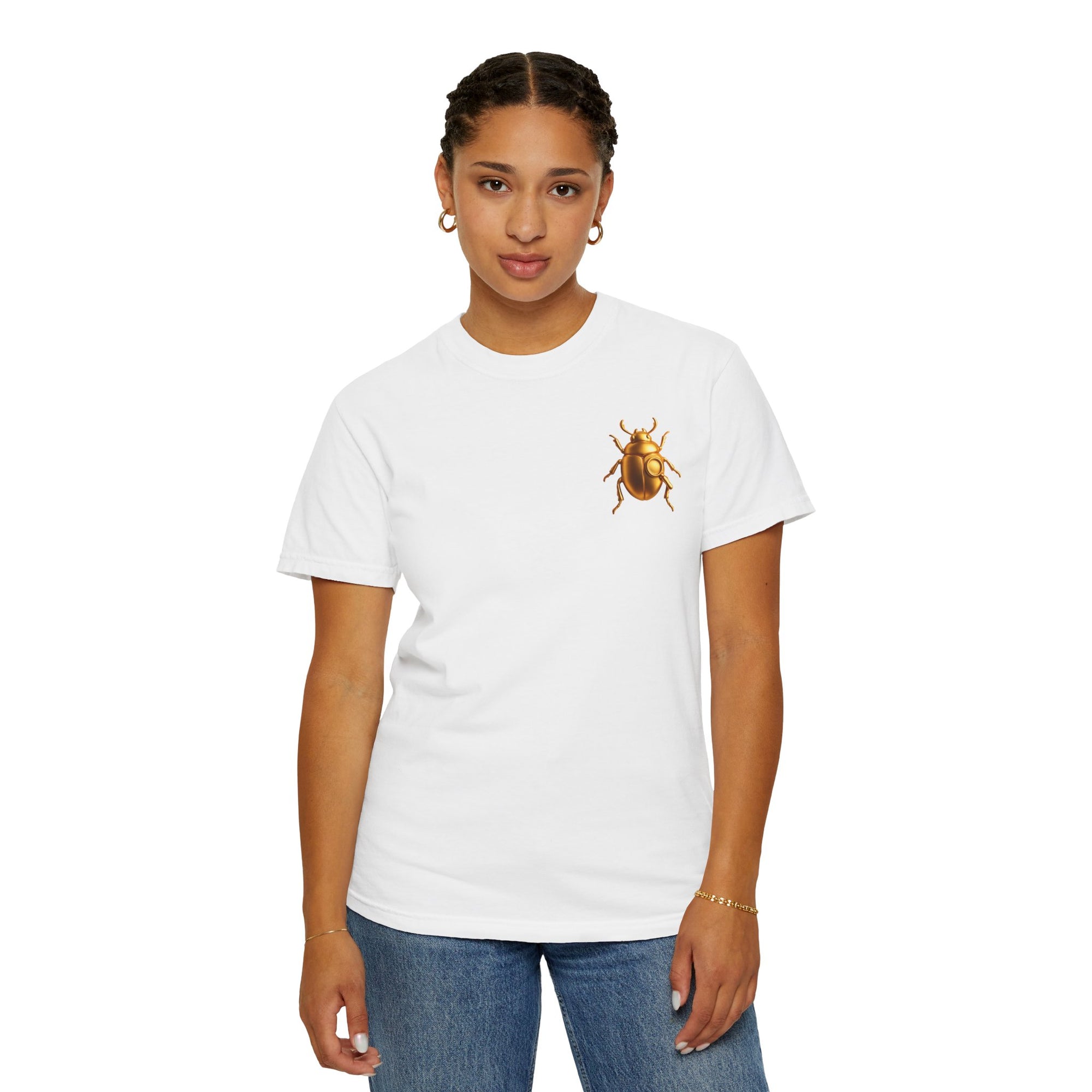 Golden Beetle Statement, Light Base Unisex T-shirt