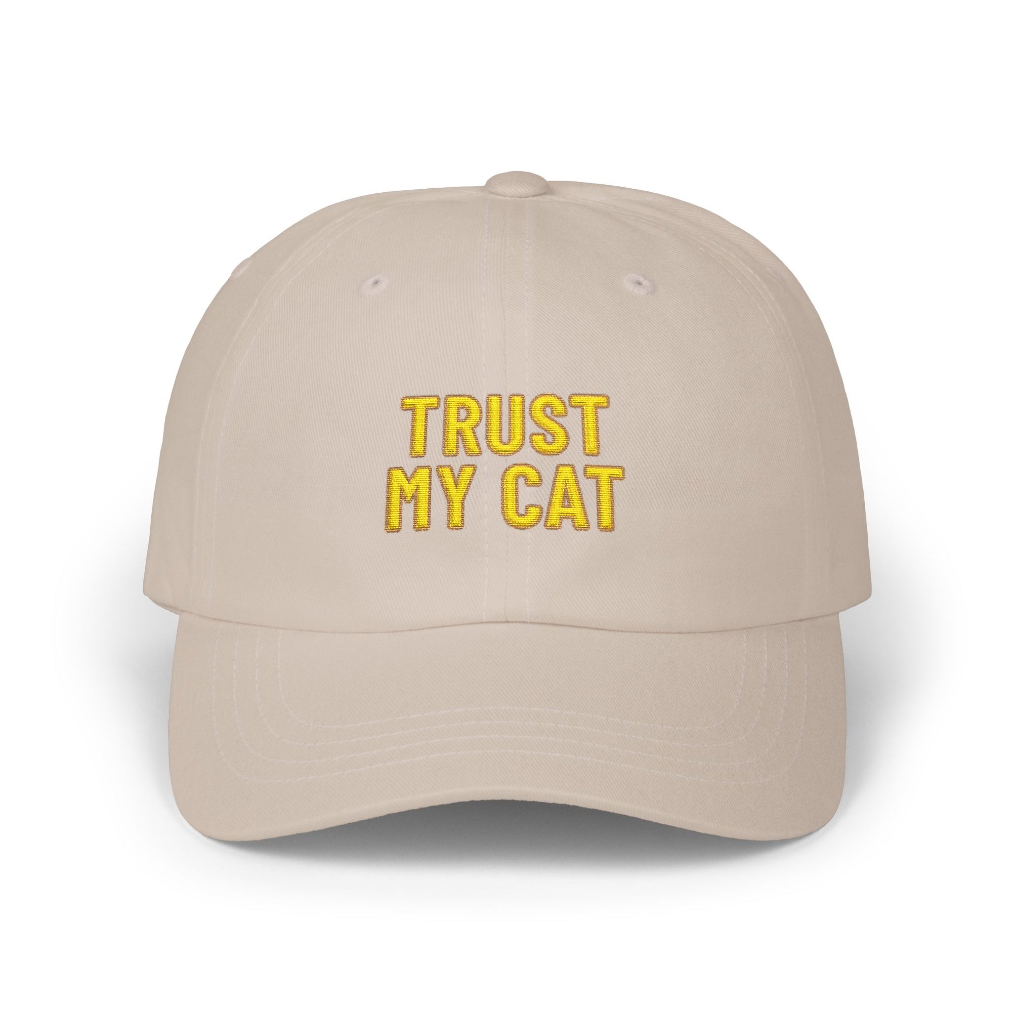 TRUST MY CAT Cap – Funny Embroidered Dad Hat for Cat Animal Lovers Gift