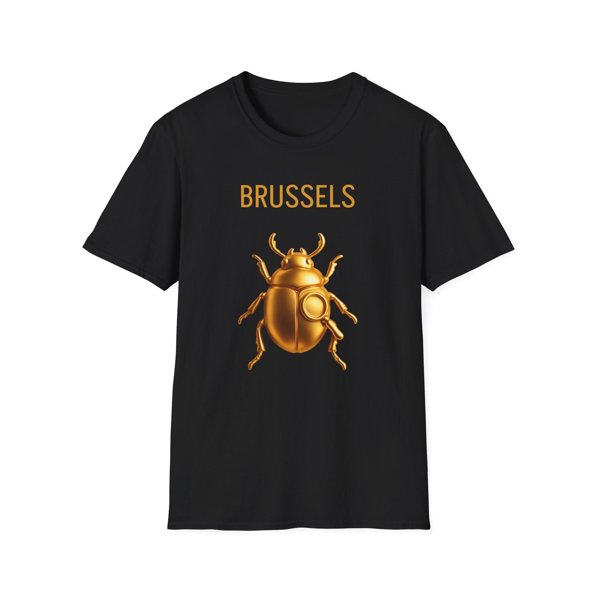 Brussels - Golden Beetle Unisex Softstyle T-Shirt