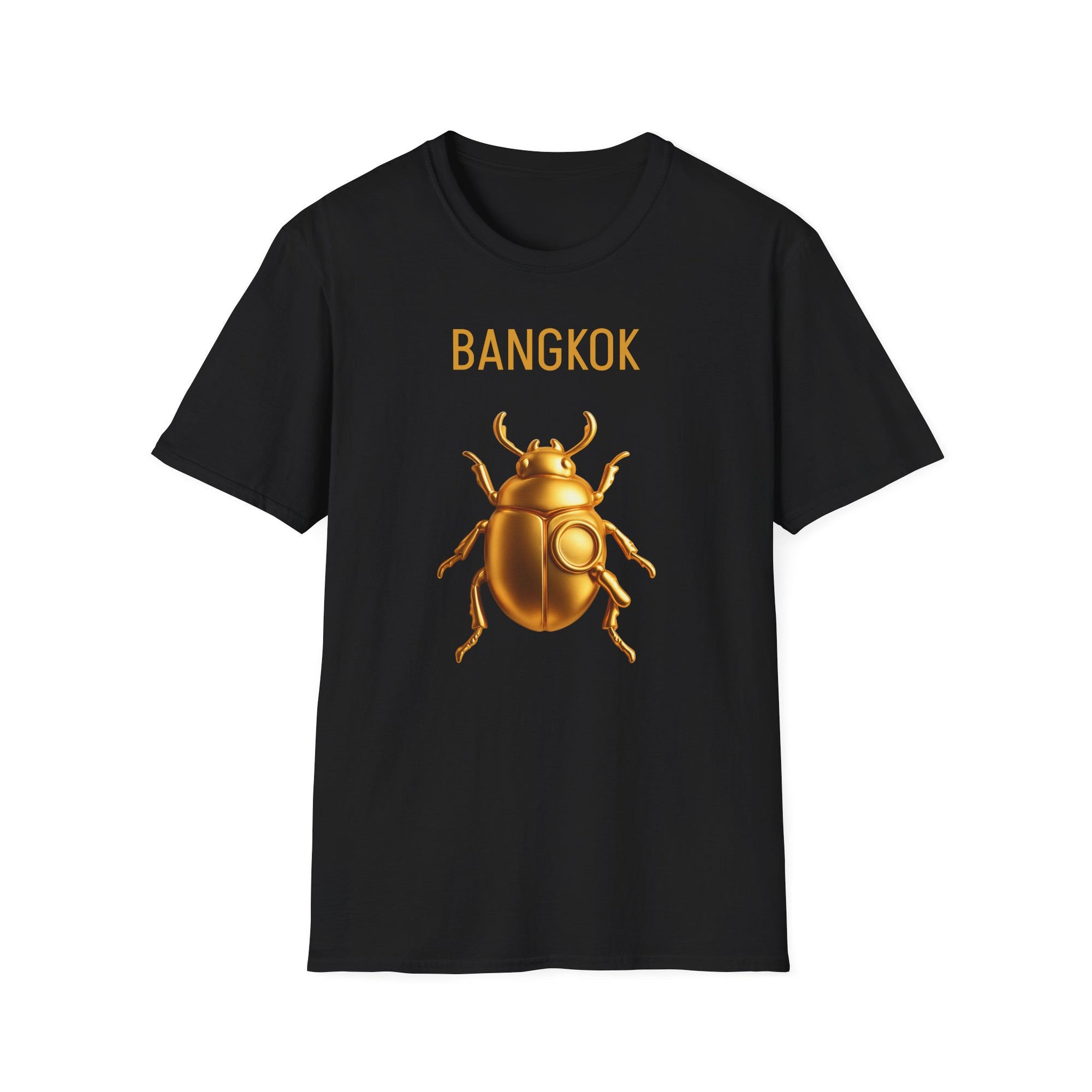 Bangkok - Golden Beetle Unisex Softstyle T-Shirt