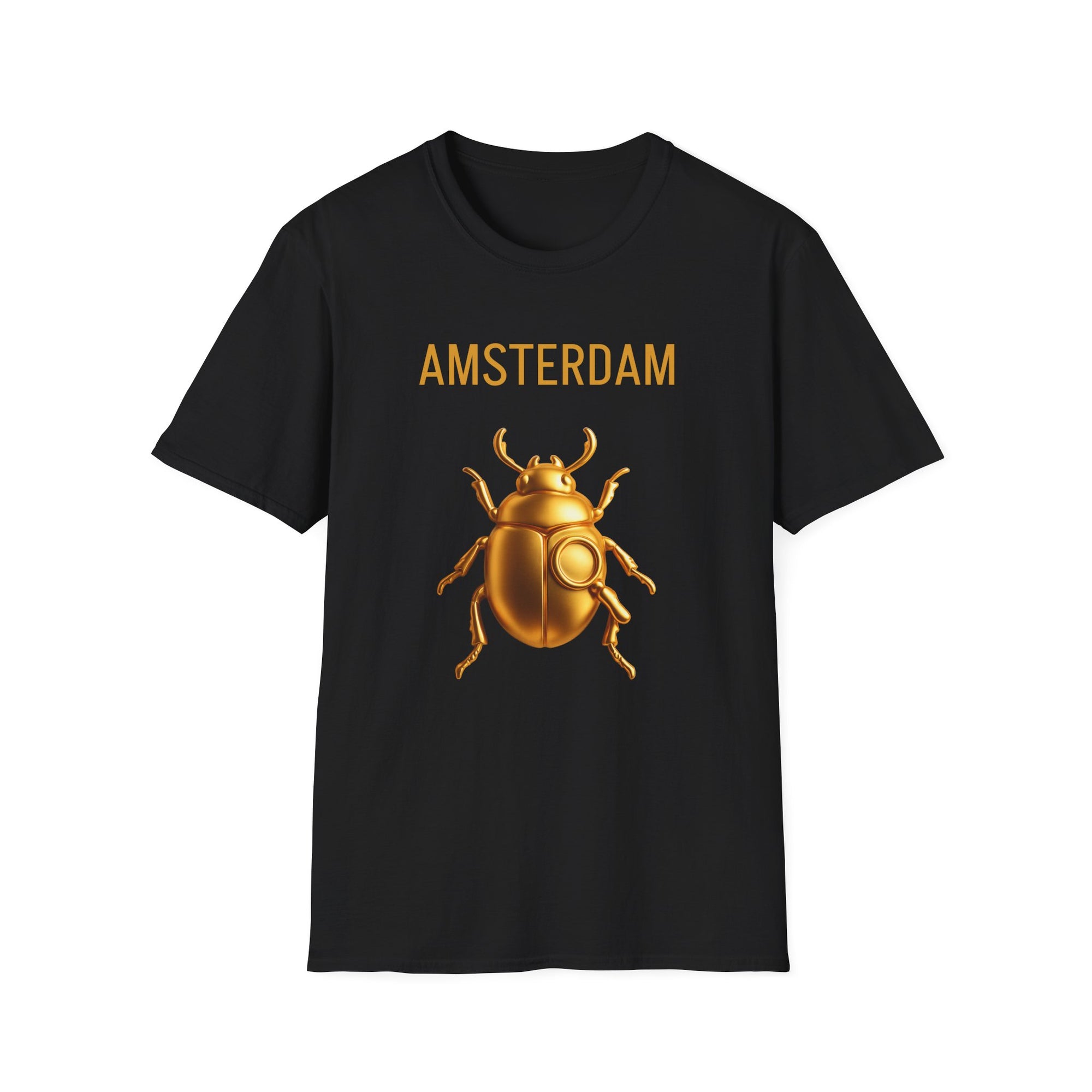Amsterdam - Golden Beetle Unisex Softstyle T-Shirt