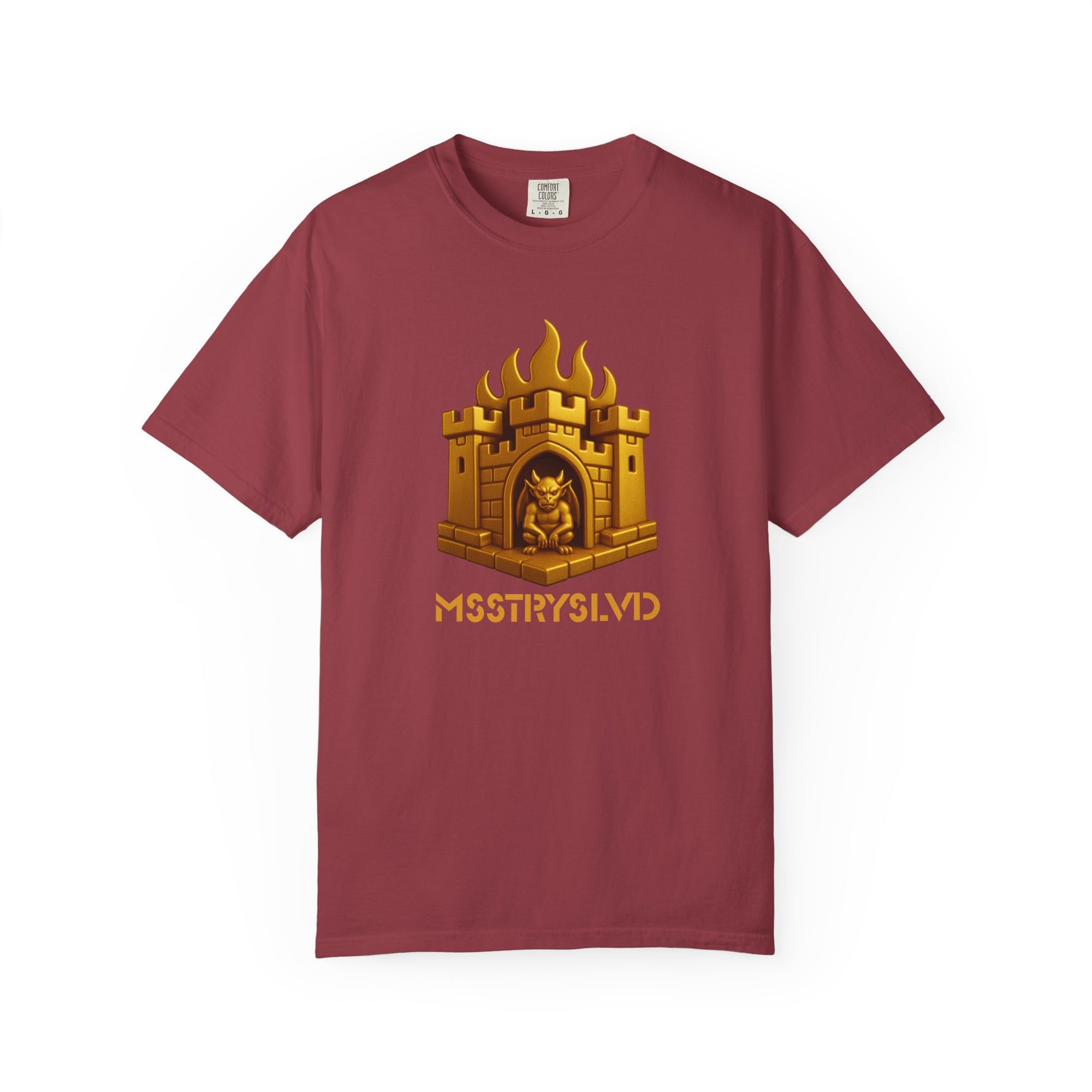 “GOLDEN CITADEL V1” Graphic T-Shirt – Golden Castle Beetle Vault Rush Streetwear Edition For Men & Women