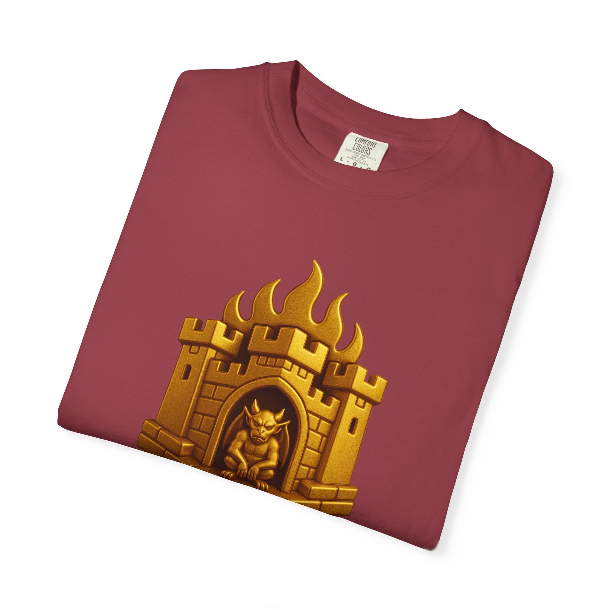 “GOLDEN CITADEL V1” Graphic T-Shirt – Golden Castle Beetle Vault Rush Streetwear Edition For Men & Women