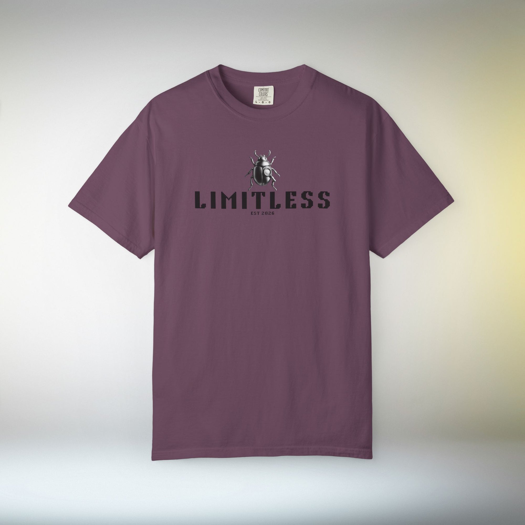 Minimal Beetle T Shirt | Black Scarab Graphic Tee | Custom Est Year Shirt Symbolic Insect Art T-Shirt | Unisex Streetwear Tee