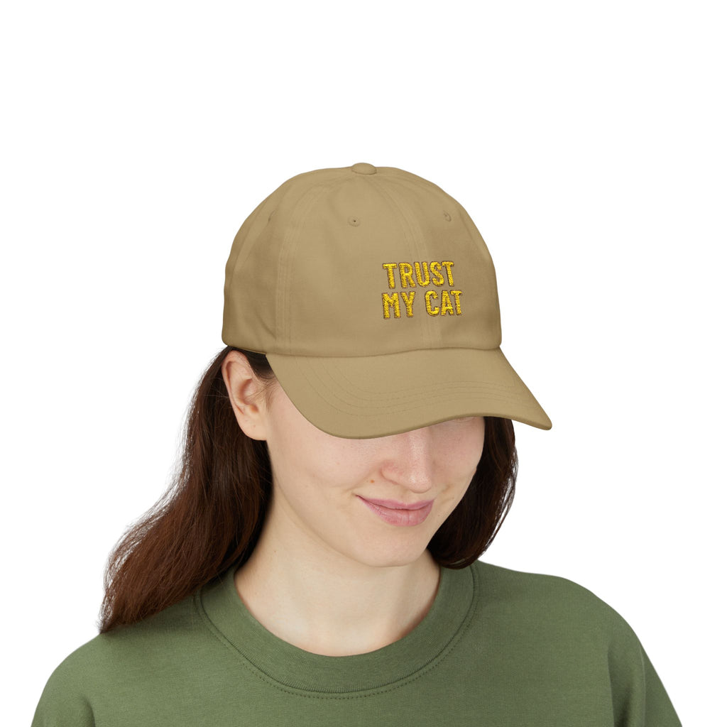 TRUST MY CAT Cap – Funny Embroidered Dad Hat for Cat Animal Lovers Gift