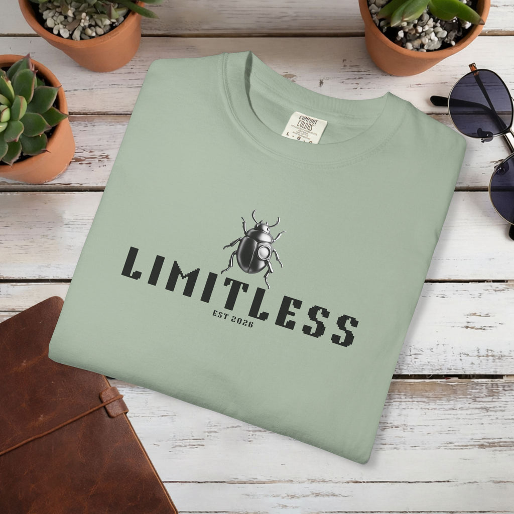 Minimal Beetle T Shirt | Black Scarab Graphic Tee | Custom Est Year Shirt Symbolic Insect Art T-Shirt | Unisex Streetwear Tee