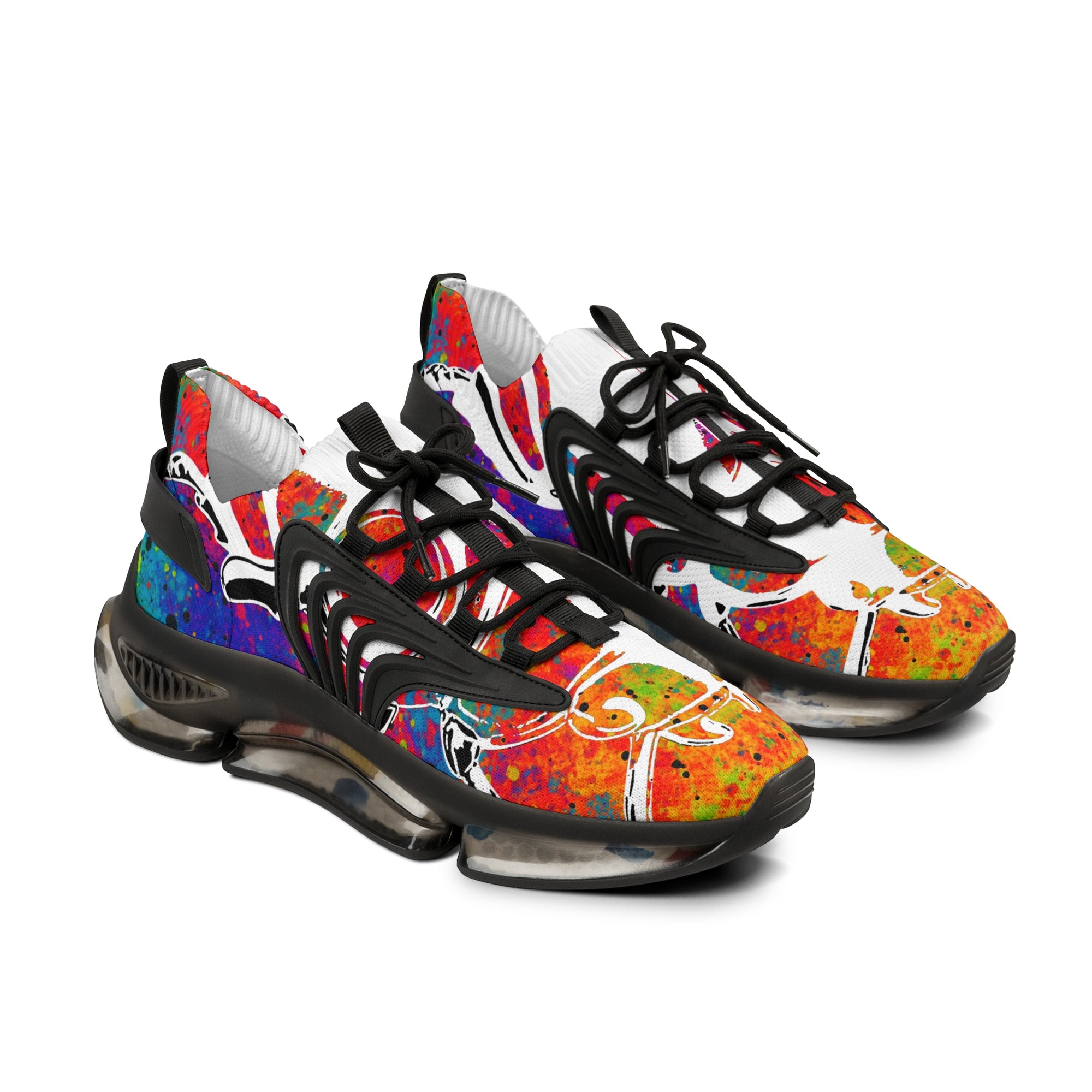 👟 “HYPERDRIP V1A” Full-Spectrum Chaos Mesh Sneakers
