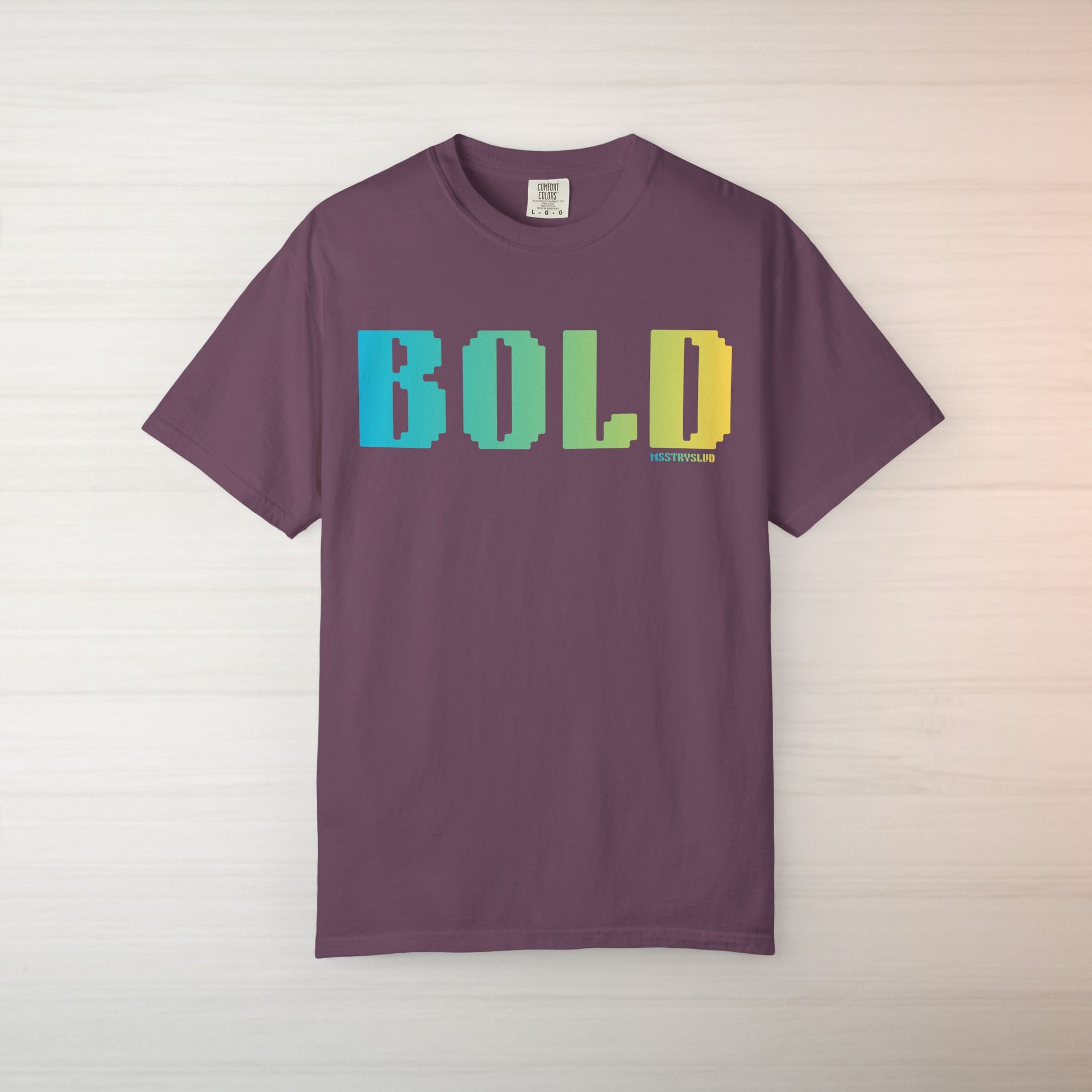 BOLD Graphic T Shirt Retro Pixel Typography Tee Aesthetic Streetwear Tee, Unisex Minimal Text Shirt, Positivity Pastel Fashion Top