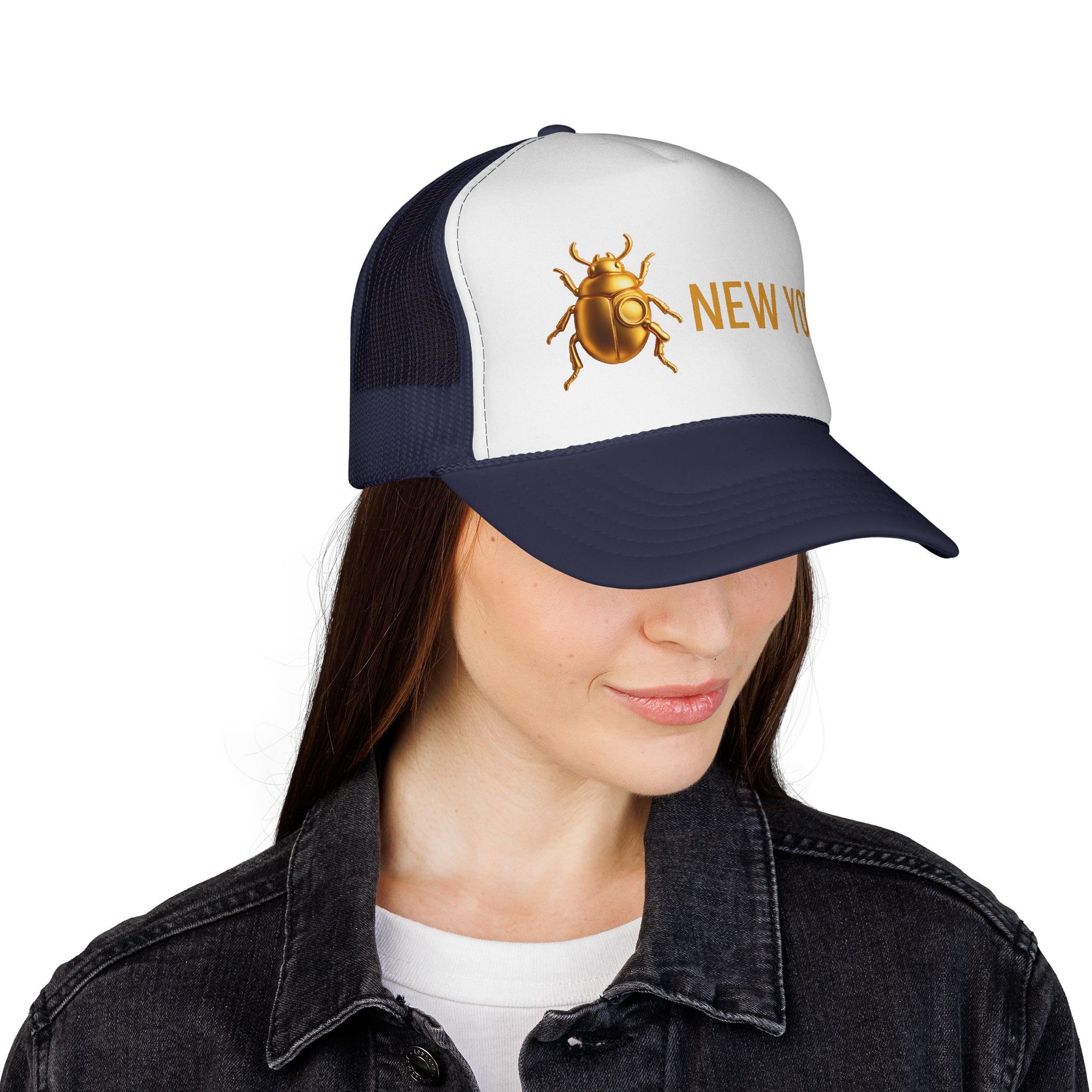 New York - Golden Beetle Trucker Caps