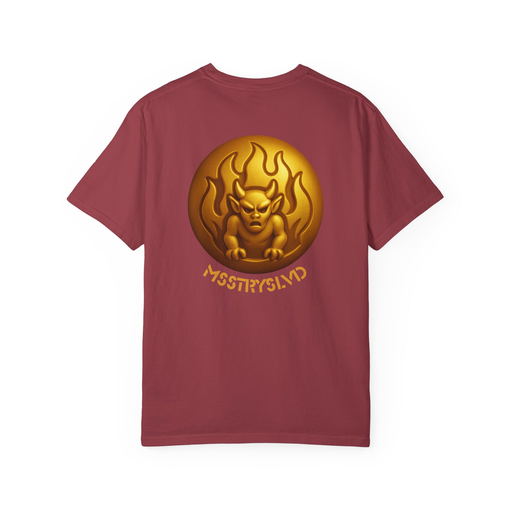 “GARGOYLE V1” Graphic T-Shirt – Golden Beetle Vault Rush Streetwear Edition For Men & Women