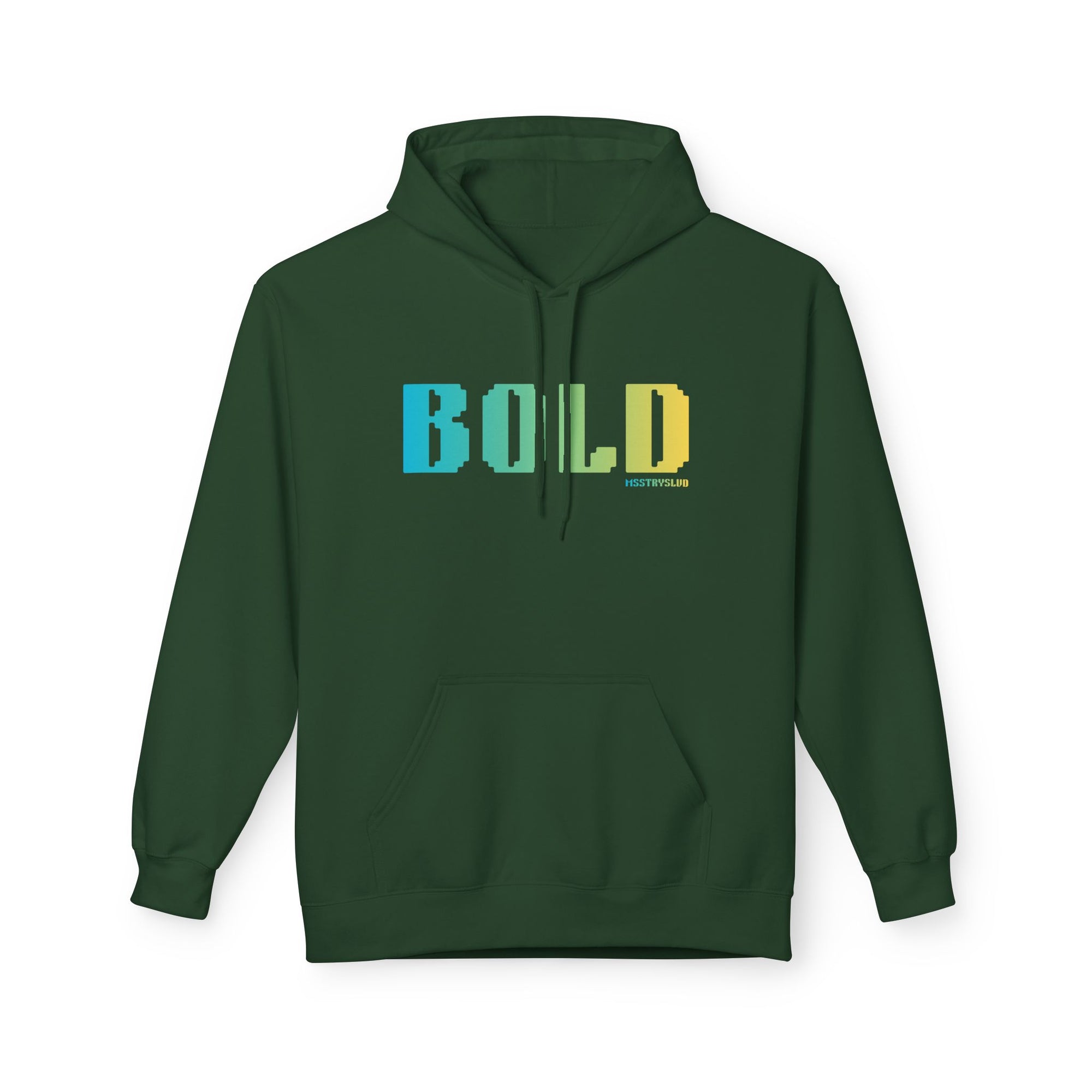 Bold Big Quote Hoodie | Bold Colorful Print Retro Graphic Pullover