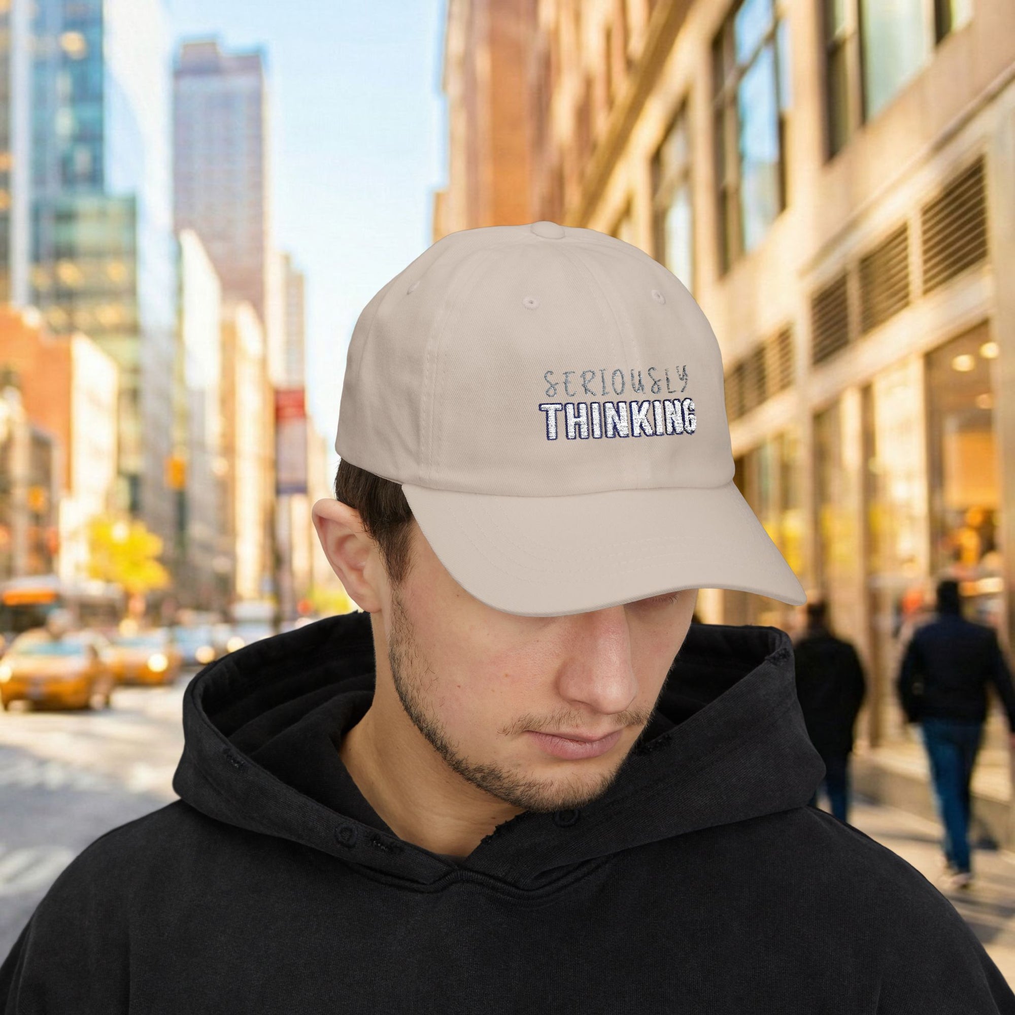 Seriously Thinking Classic Dad Cap