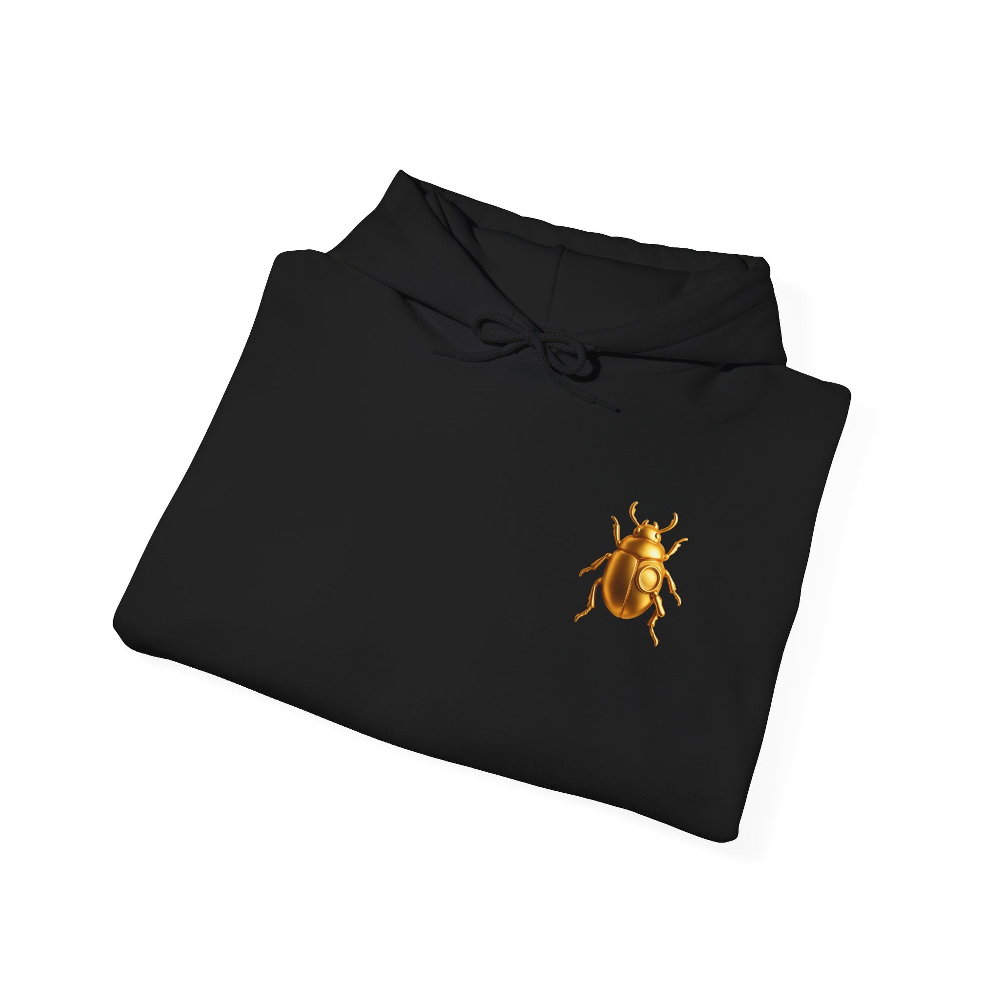 Gold Beetle Statement Hoodie Unisex Heavy Blend Hooded Sweatshirt