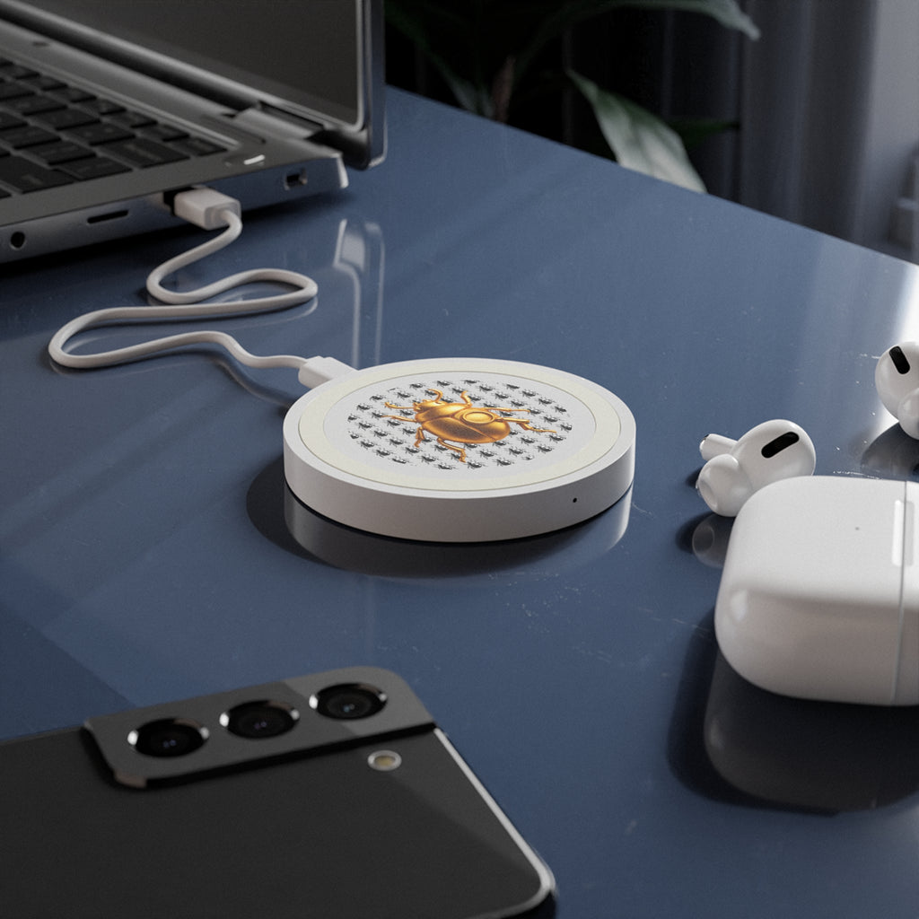 ⚡ “THE GOLDEN PLATE OF POWER” Quake Wireless Charging Pad