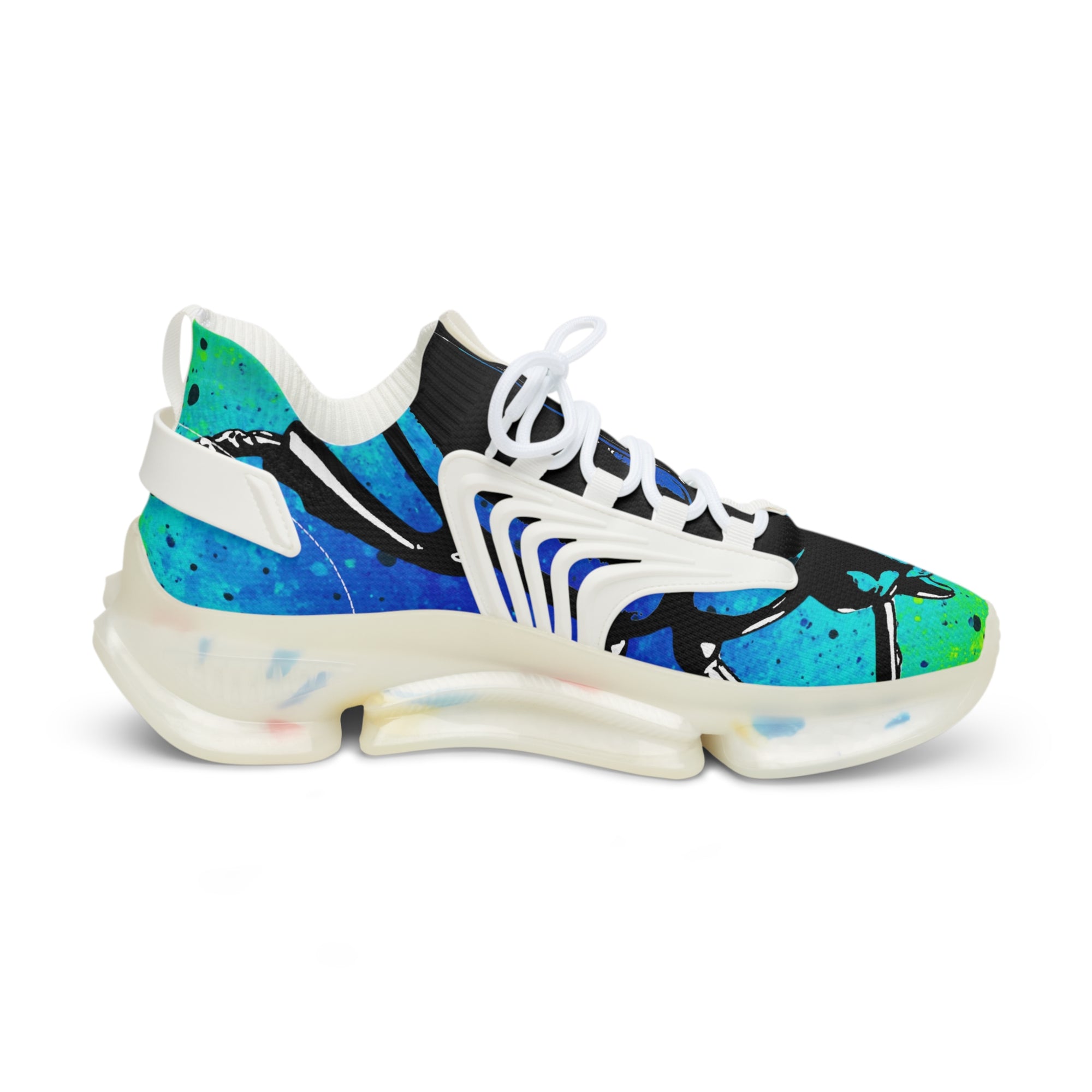 👟 “ICEWALKER V1” Digital Ocean Mesh Sneakers