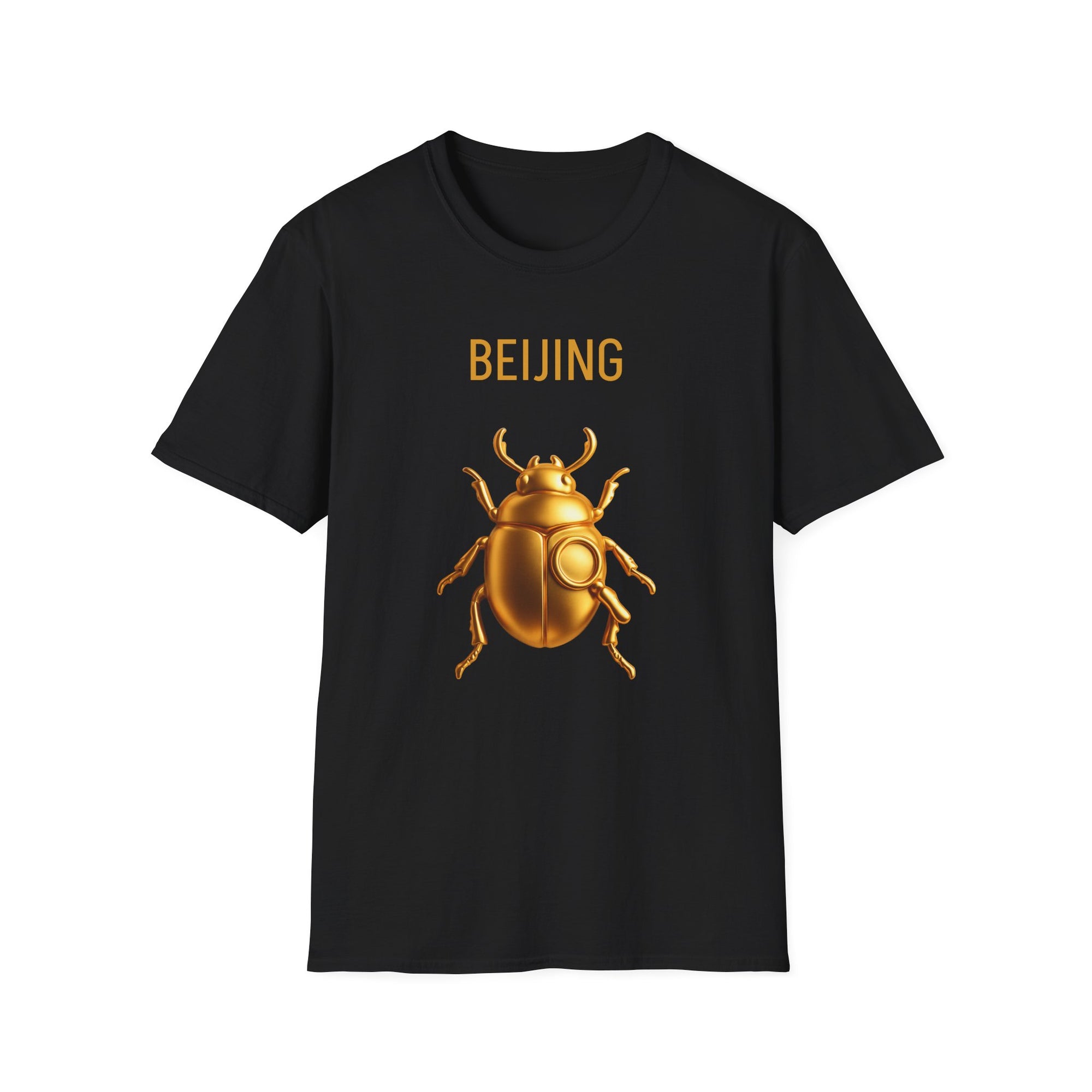 Beijing - Golden Beetle Unisex Softstyle T-Shirt