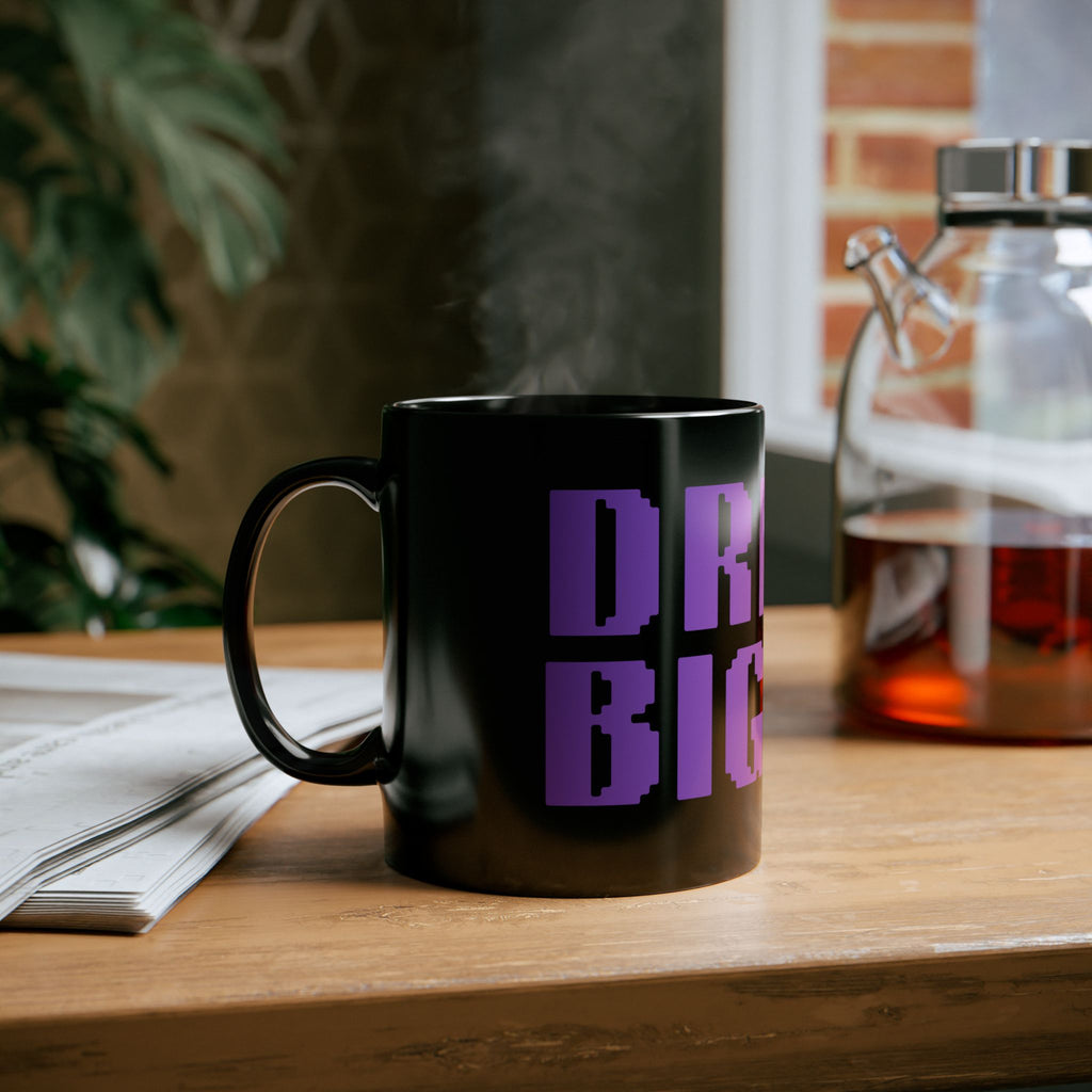 DREAM BIGGER Mug | Motivational Coffee Cup Gift for Work Office Friends Home
