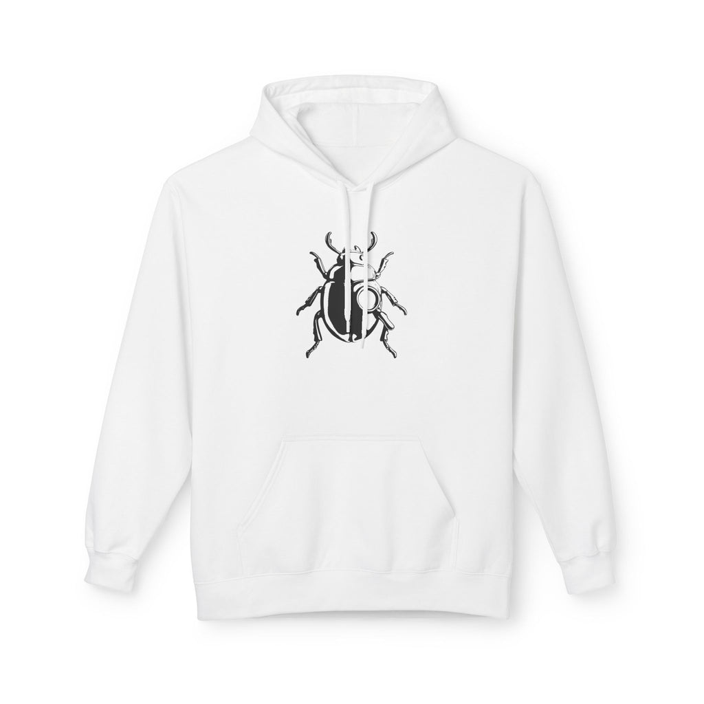 Beetle Graphic Hoodie Minimalist Insect Nature-Inspired Elegant Hoodie