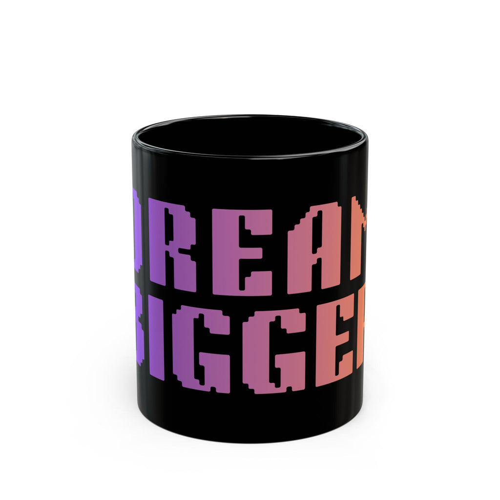DREAM BIGGER Mug | Motivational Coffee Cup Gift for Work Office Friends Home