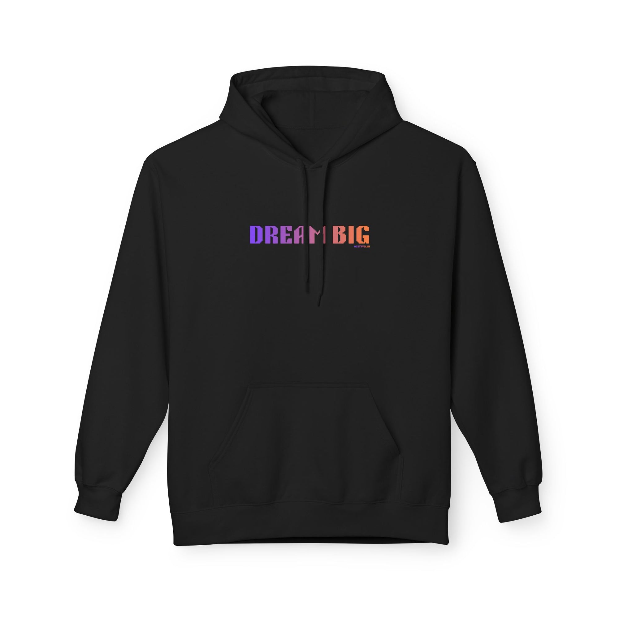 Dream Big Quote Hoodie | Bold Colorful Print Retro Graphic Pullover