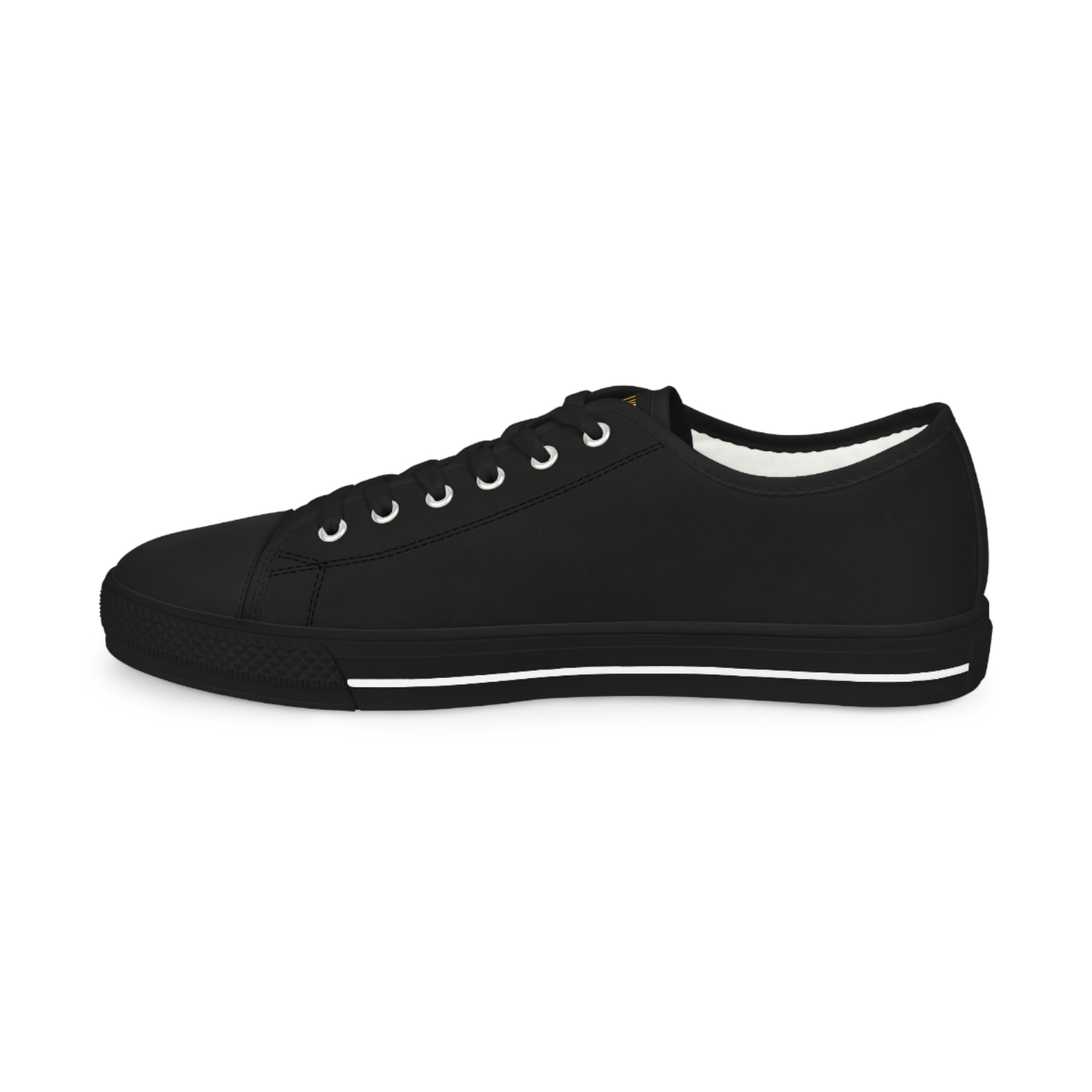 “DARKWALKER V1” Unisex Low Top Sneakers – Black & Gold Beetle Streetwear Edition, Men & Women