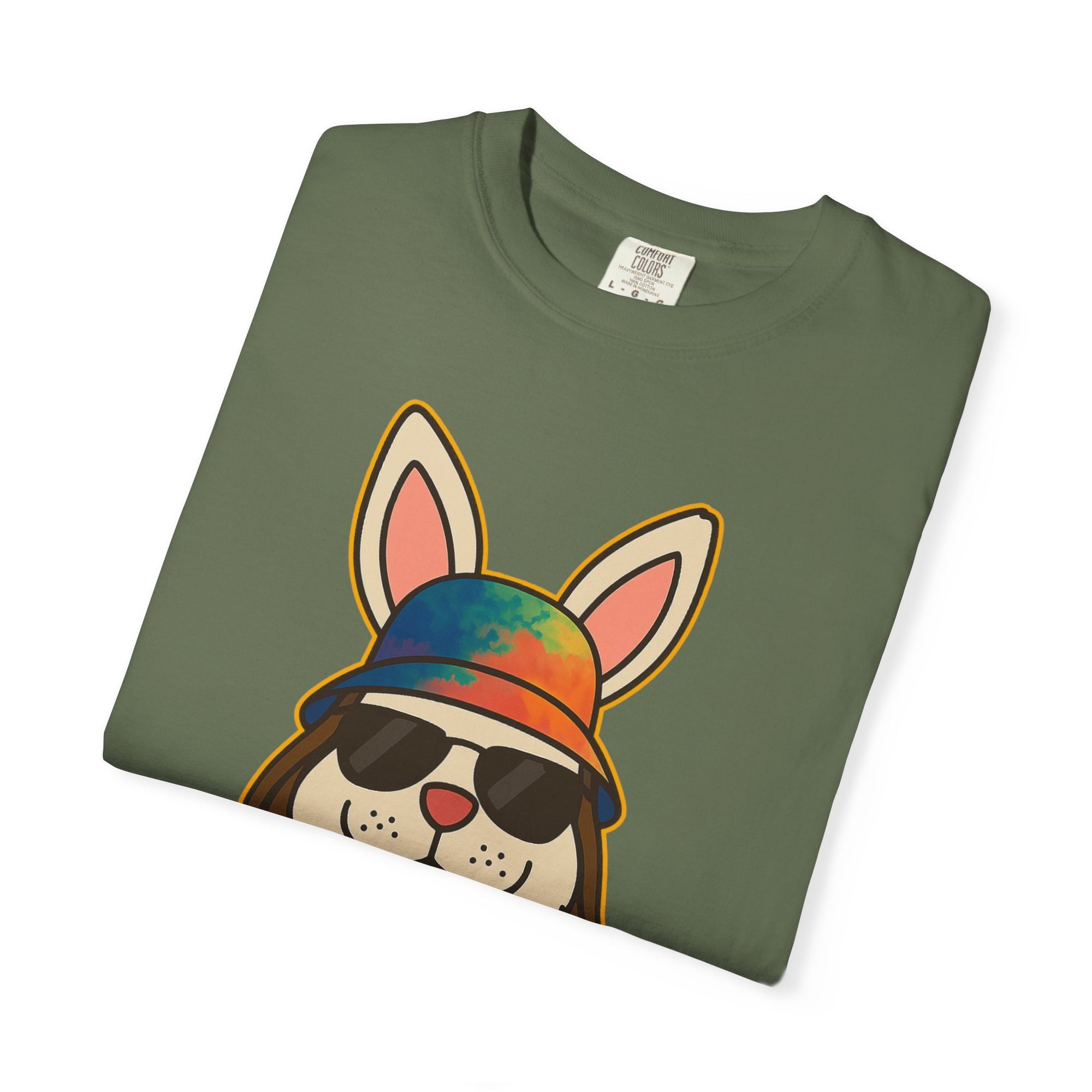 “RABBIT VIBES V1” Graphic T-Shirt – Streetwear Bunny Dark Tee For Men & Women