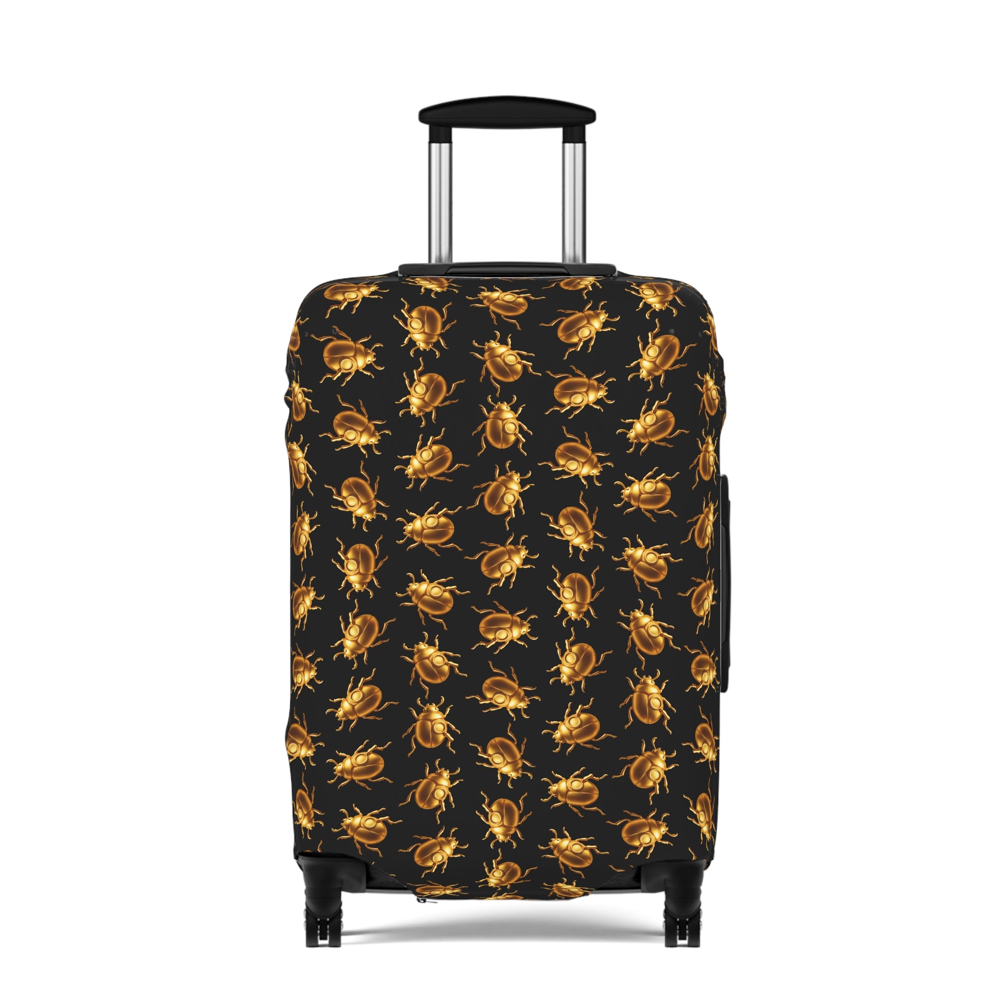 ✈️ "BUGGED AND COVERED" Golden Beetle Luggage Cover