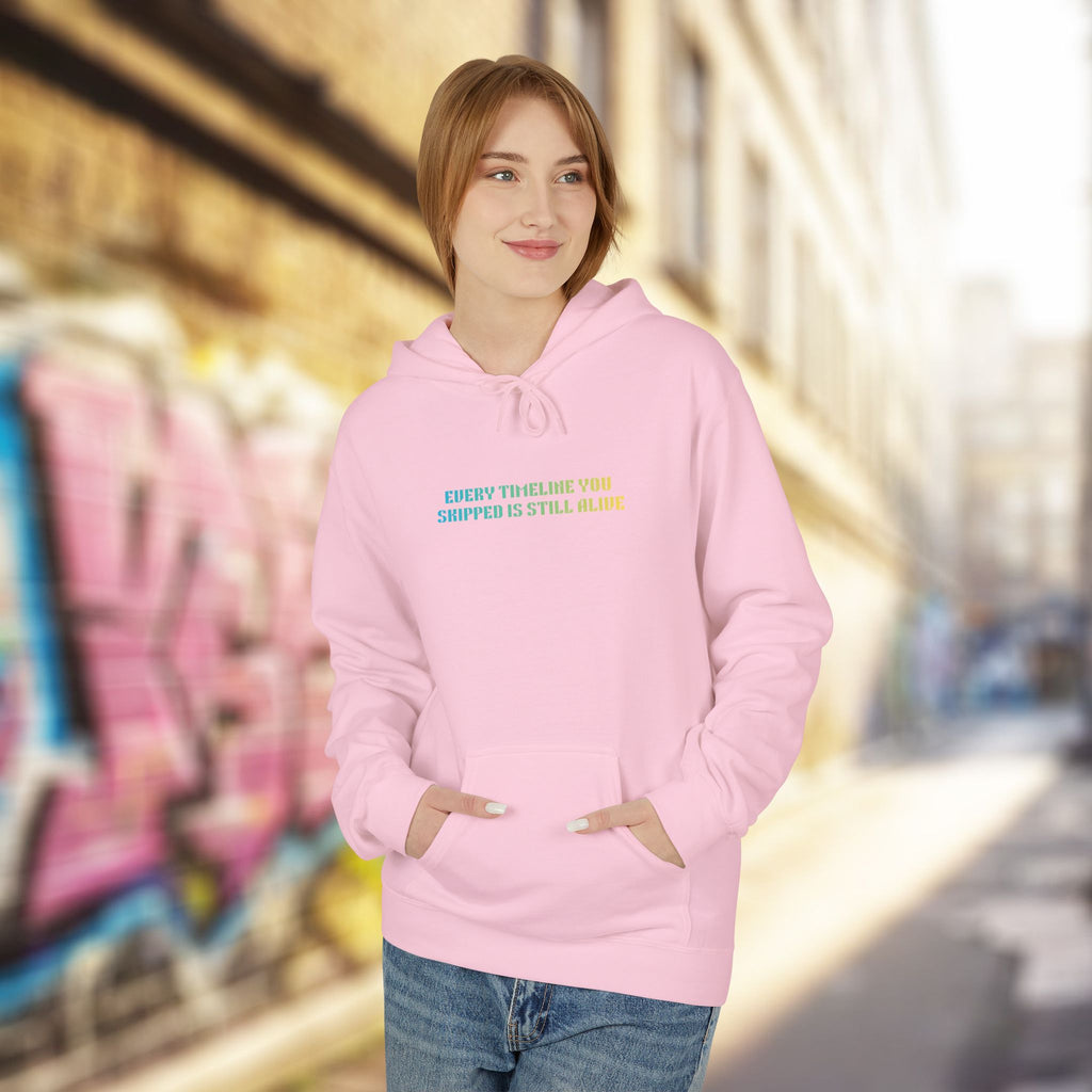 Every Timeline You Skipped Hoodie | Beetle Print Quote Retro Graphic Pullover