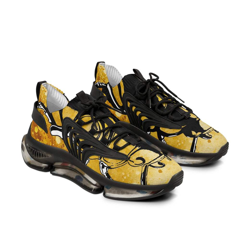 🟡 “GOLD BUGGED OUT V1”  Men's Mesh Sneakers