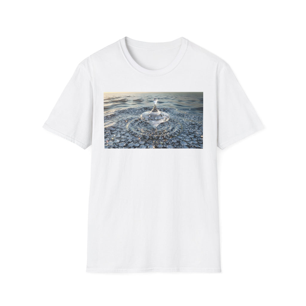 Crystal Spin T-Shirt – Diamond Spinning Top Art | Sparkle & Balance Graphic Tee