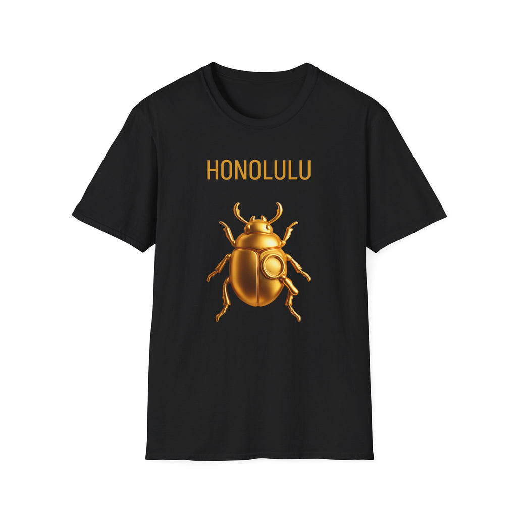 Honolulu - Golden Beetle Unisex Softstyle T-Shirt