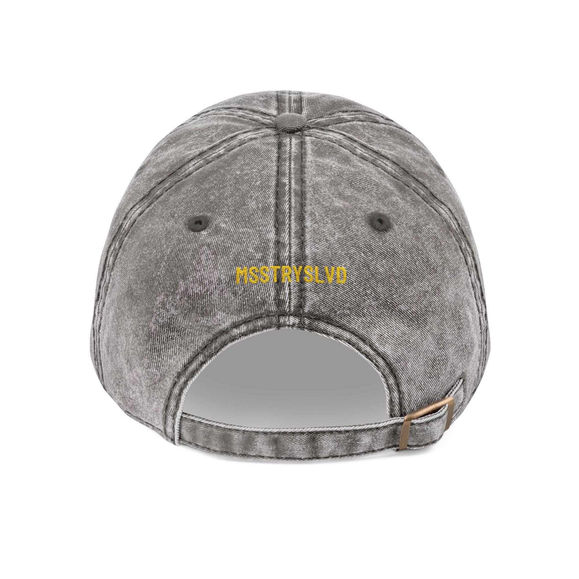Vintage Cap with Gold Beetle Embroidery – Retro Bug Design, Cool Streetwear Golden Insect Aesthetic Cap