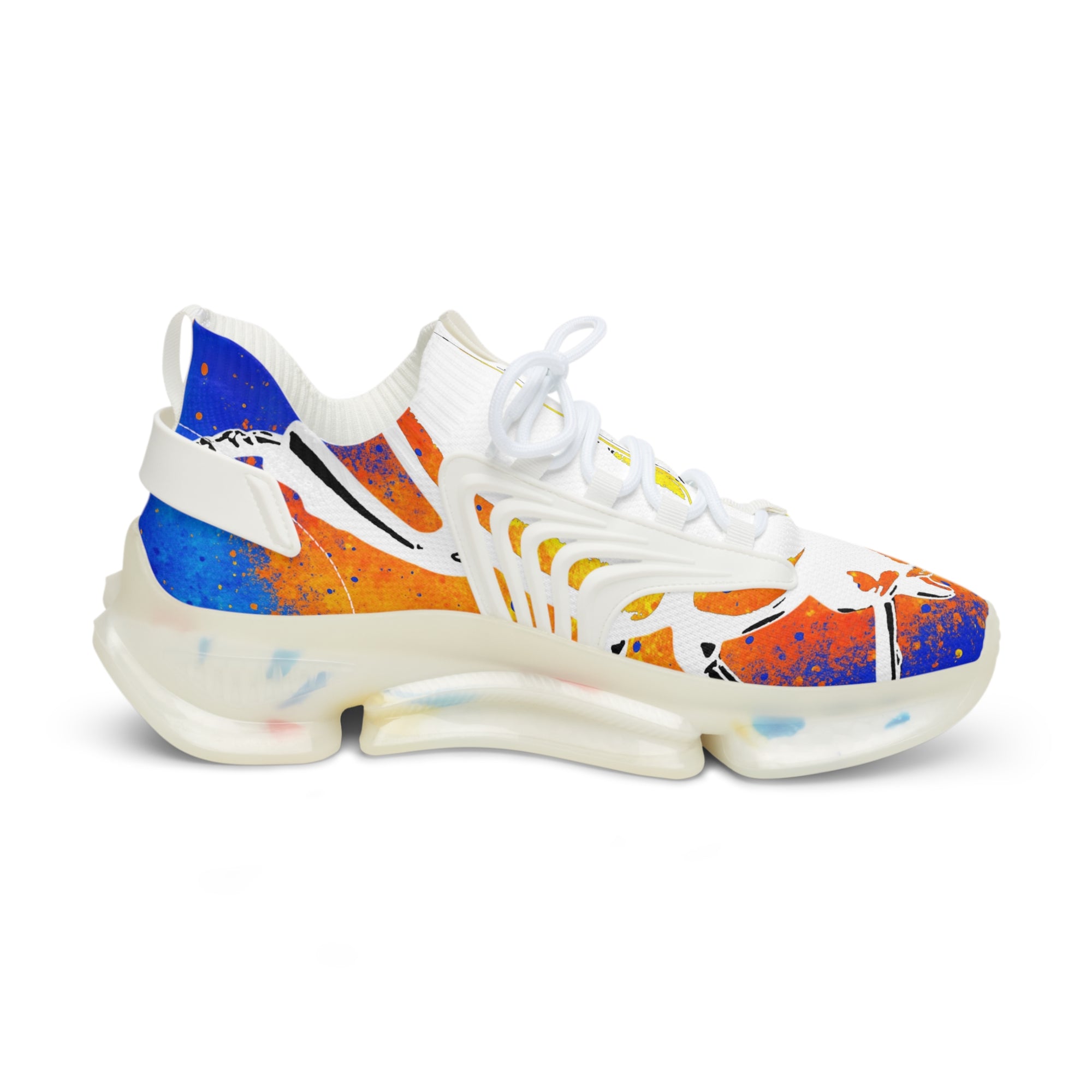👟 “GLITCHSTEP V1A” Quantum Mesh Sneakers – Cosmic Graffiti Edition