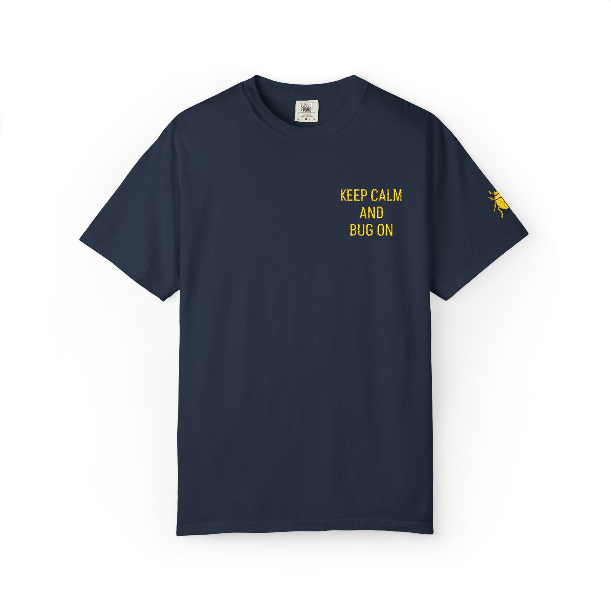 "BUGGED-OUT DAYS" Unisex Garment-Dyed T-shirt With Embroidery
