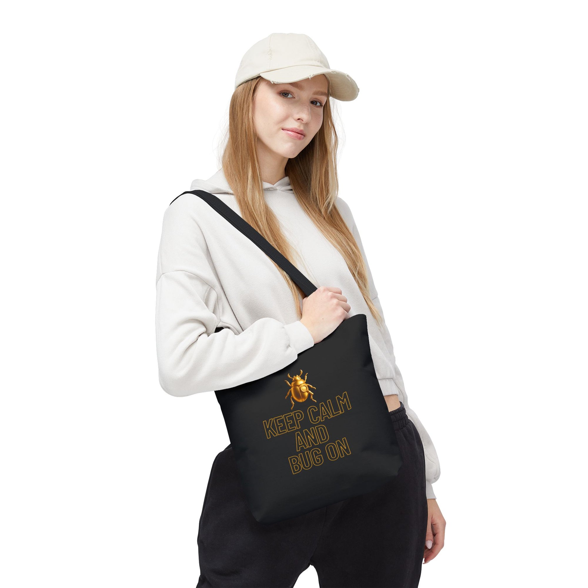 👜 “KEEP CALM AND BUG ON” - Tote Bag