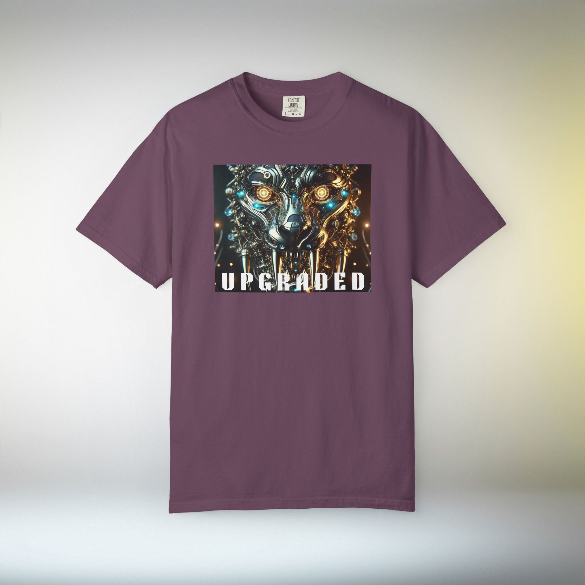 UPGRADED Cyber Panther T-Shirt | Futuristic Mechanical Animal Graphic Tee, Sci-Fi Streetwear Unisex
