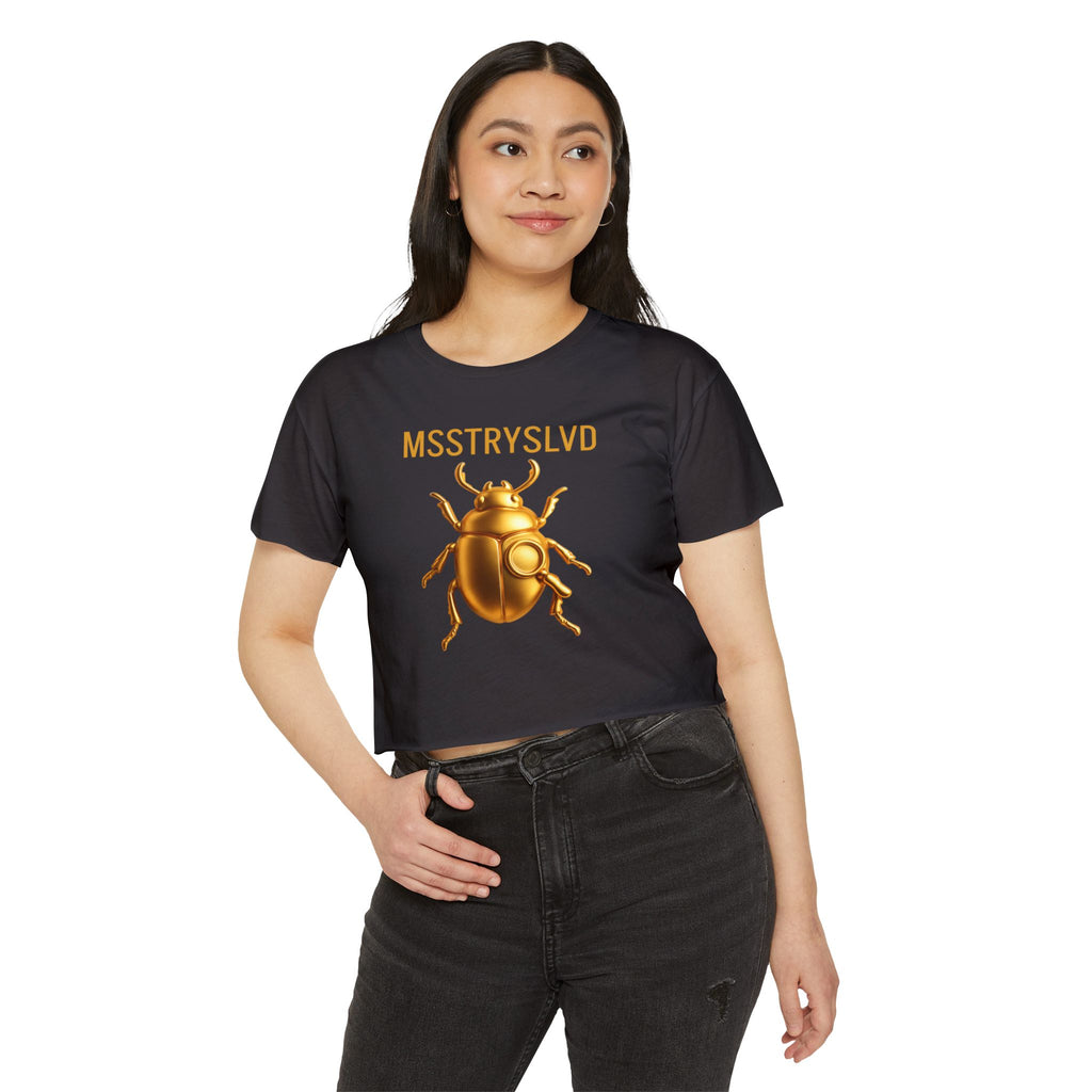 GOLDEN BEETLE - Women's Festival Crop Top