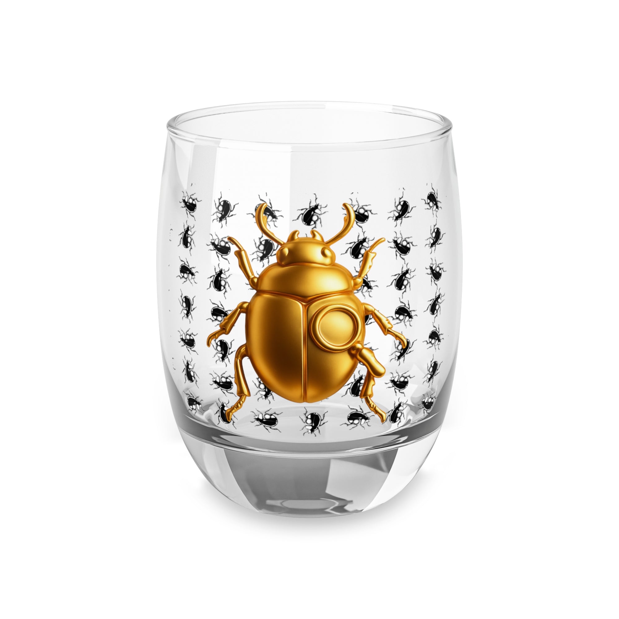🥃 “BUGGED & BOOZY” - Whiskey Glass
