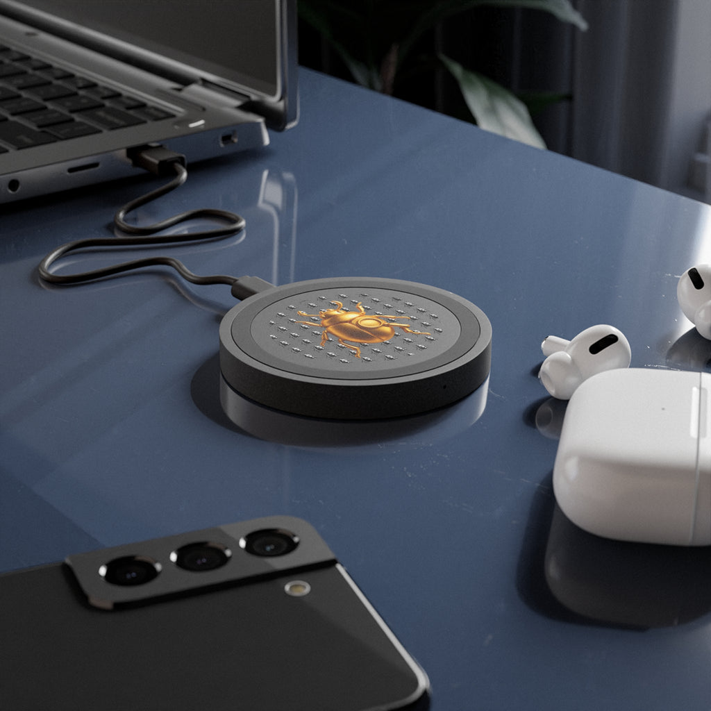 ⚡ “THE GOLDEN PLATE OF POWER” Quake Wireless Charging Pad
