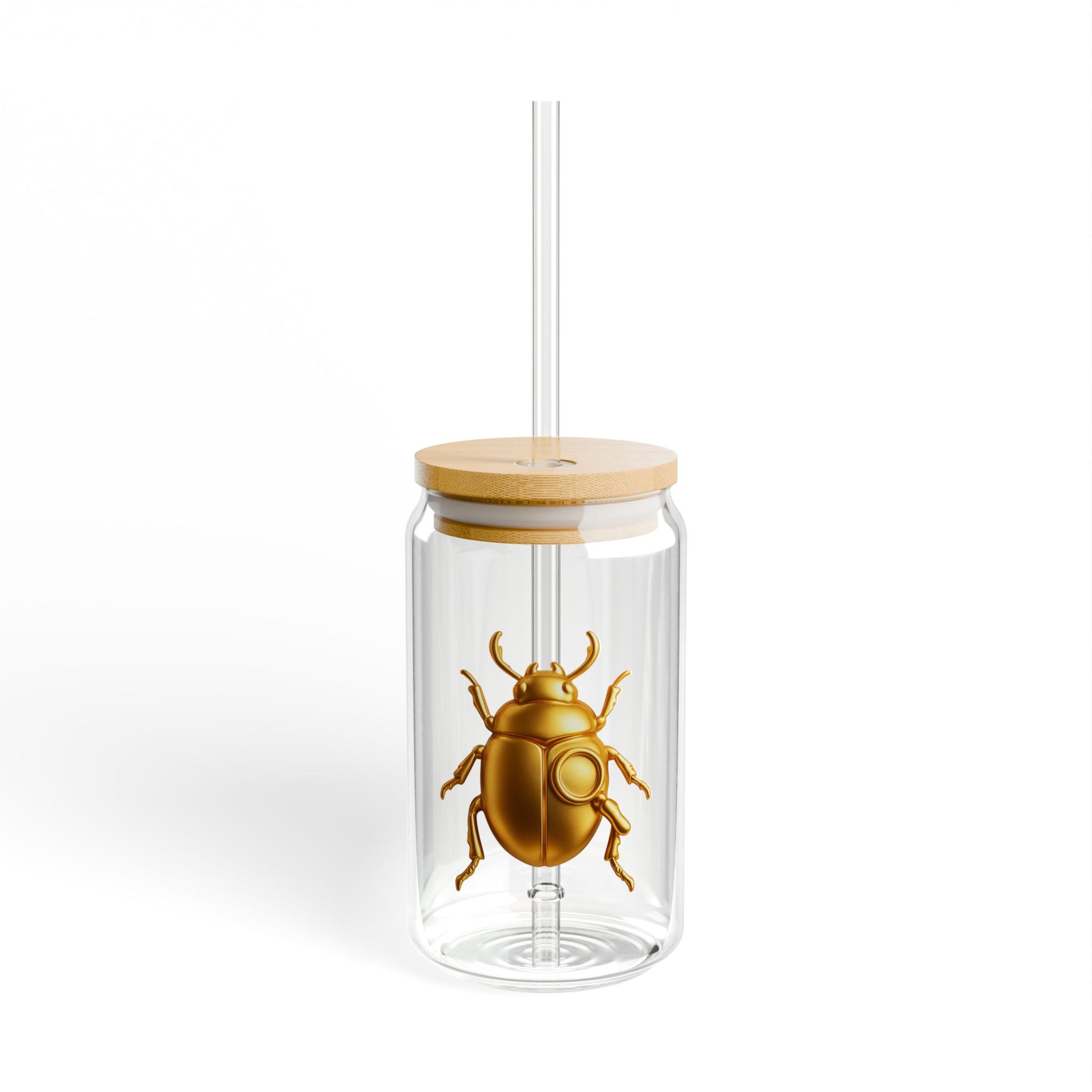 "GOLDEN BUZZ" Sipper Glass, 16oz