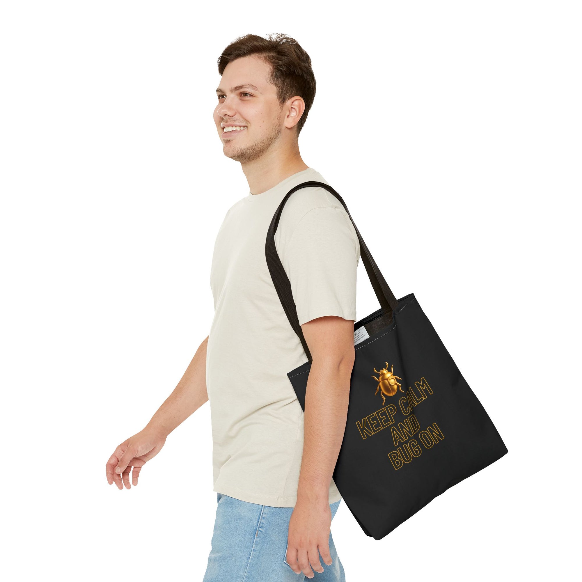 👜 “KEEP CALM AND BUG ON” - Tote Bag