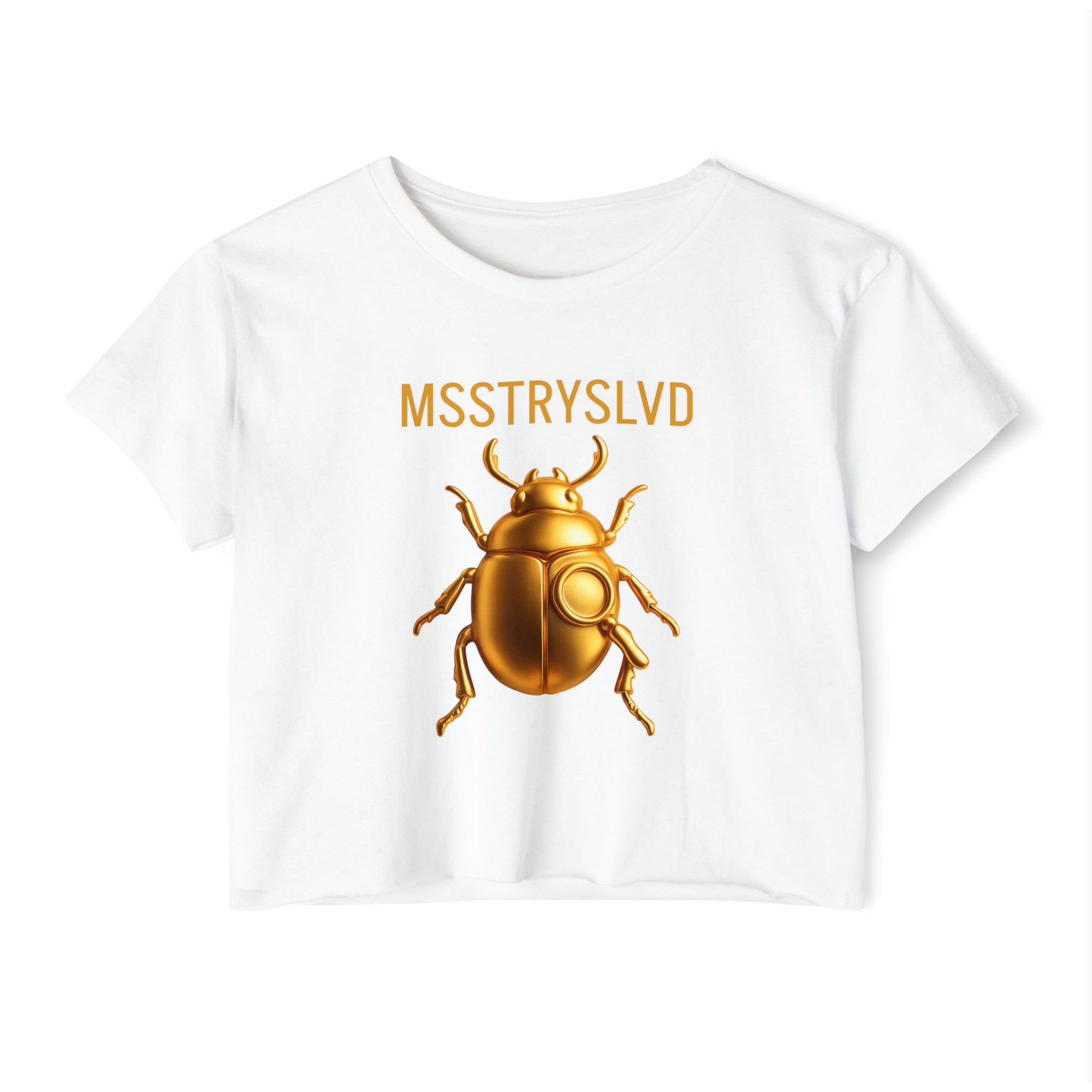 GOLDEN BEETLE - Women's Festival Crop Top